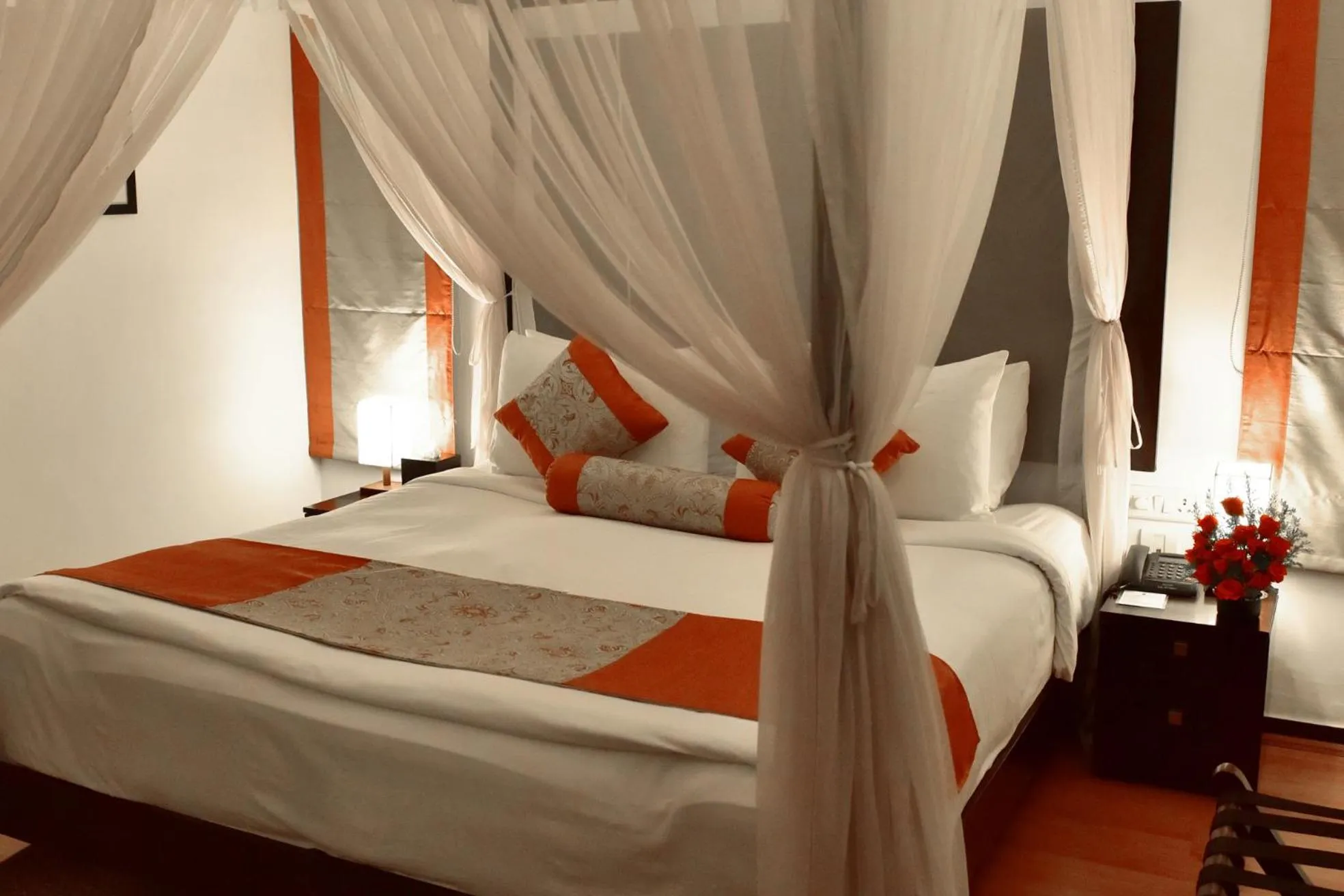 Bedroom, Bed in Niraamaya Wellness Retreats, Surya Samudra, Kovalam