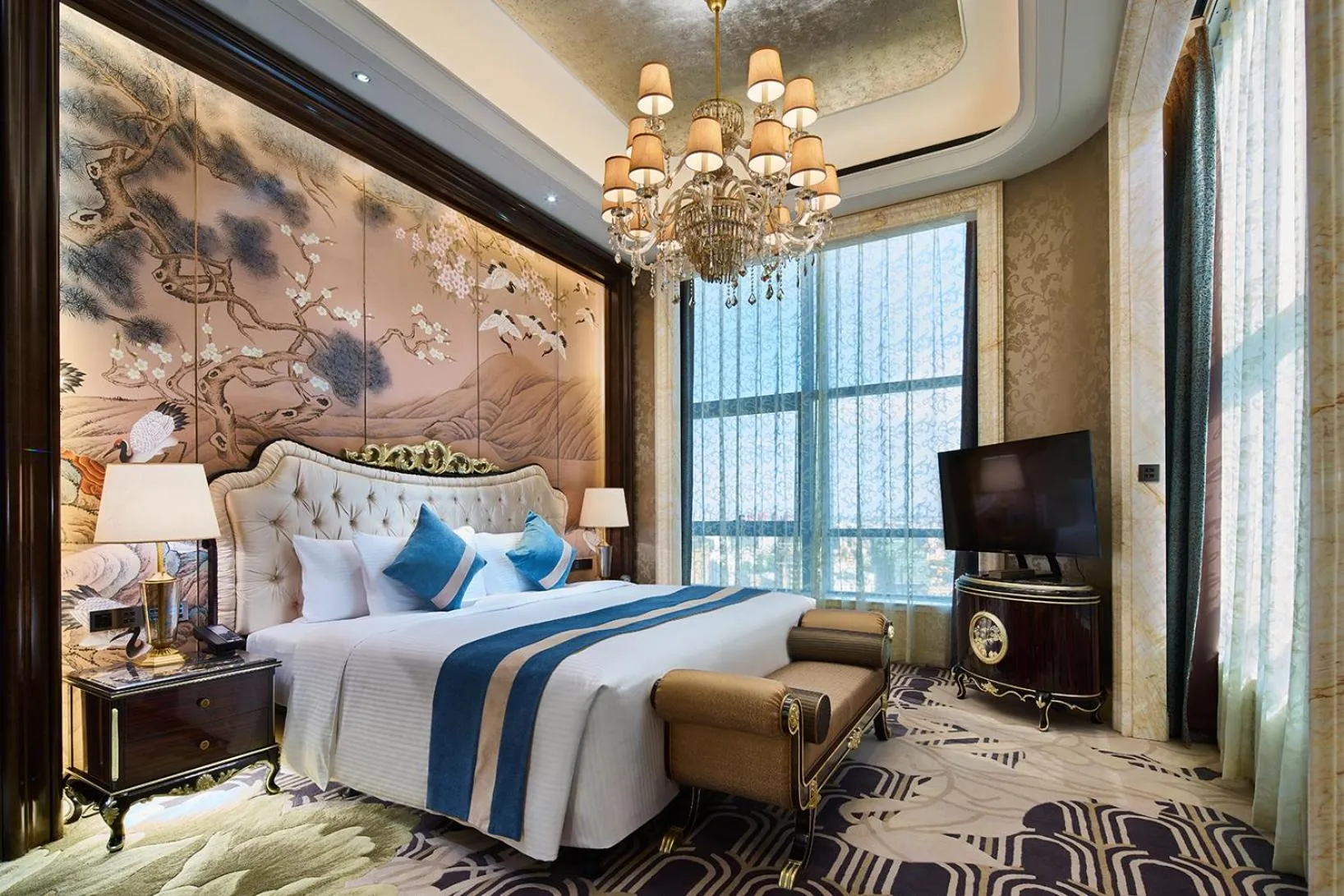Property building, Bed in Wanda Realm Qiqihar