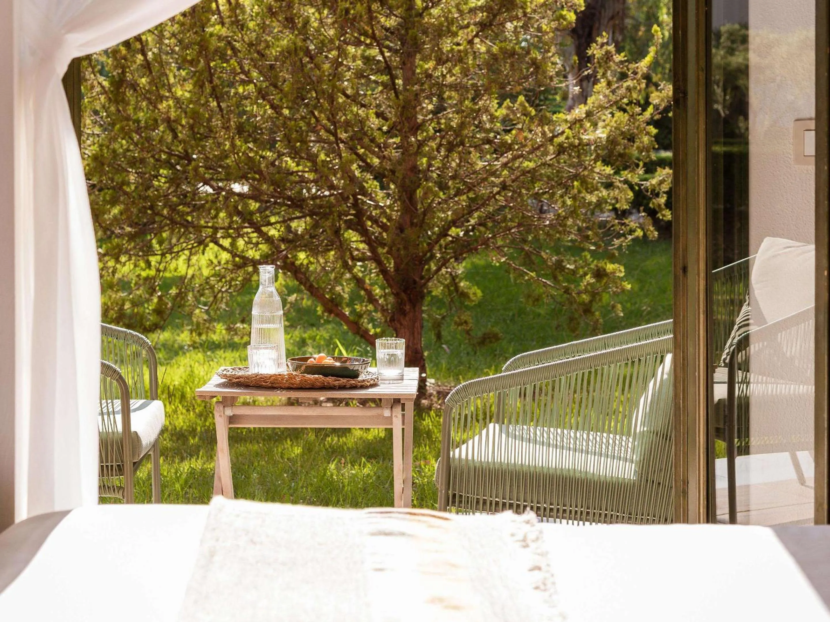 Bedroom in Grecotel LUXME Costa Botanica