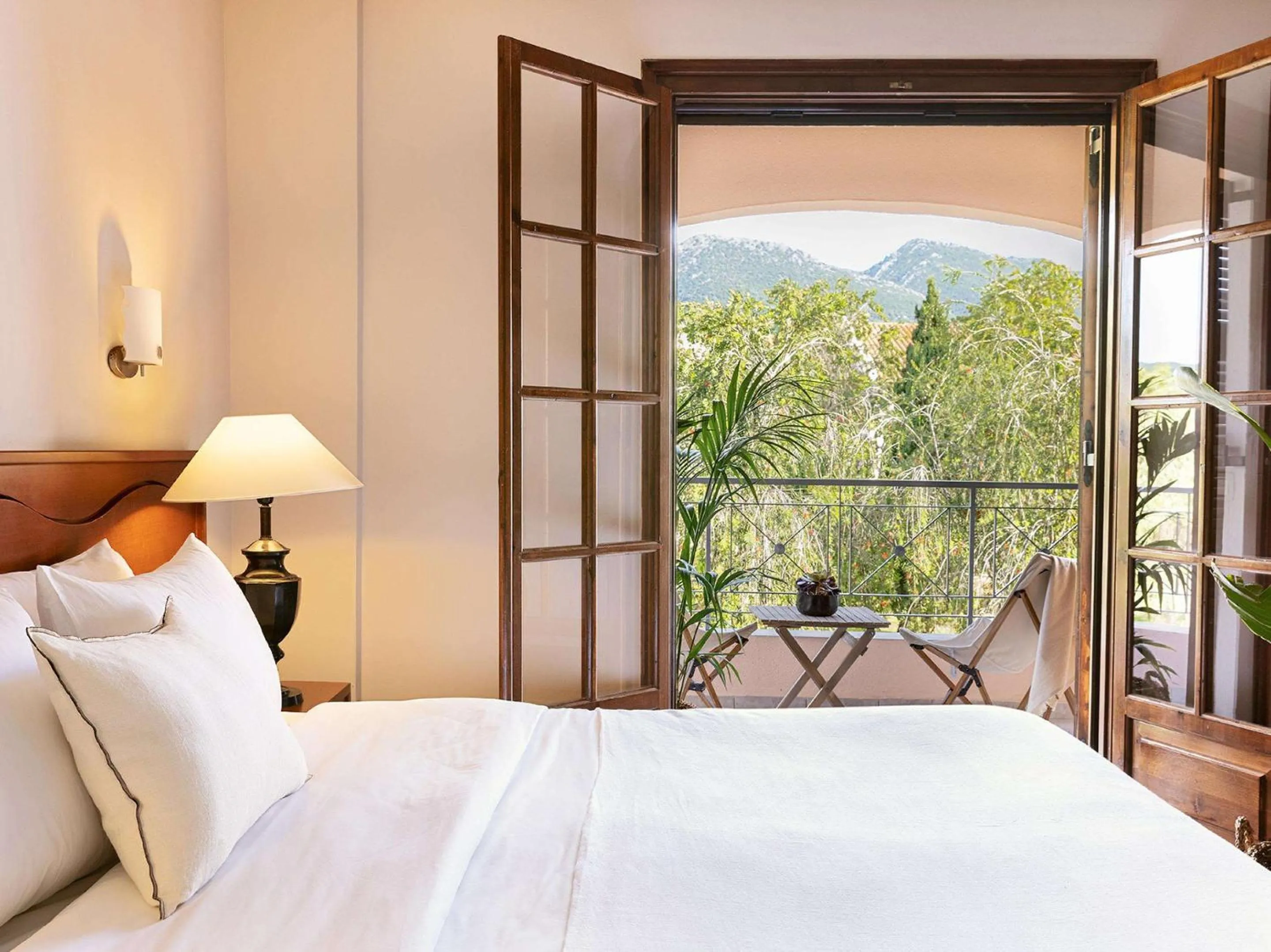 Bedroom, Bed in Grecotel LUXME Costa Botanica