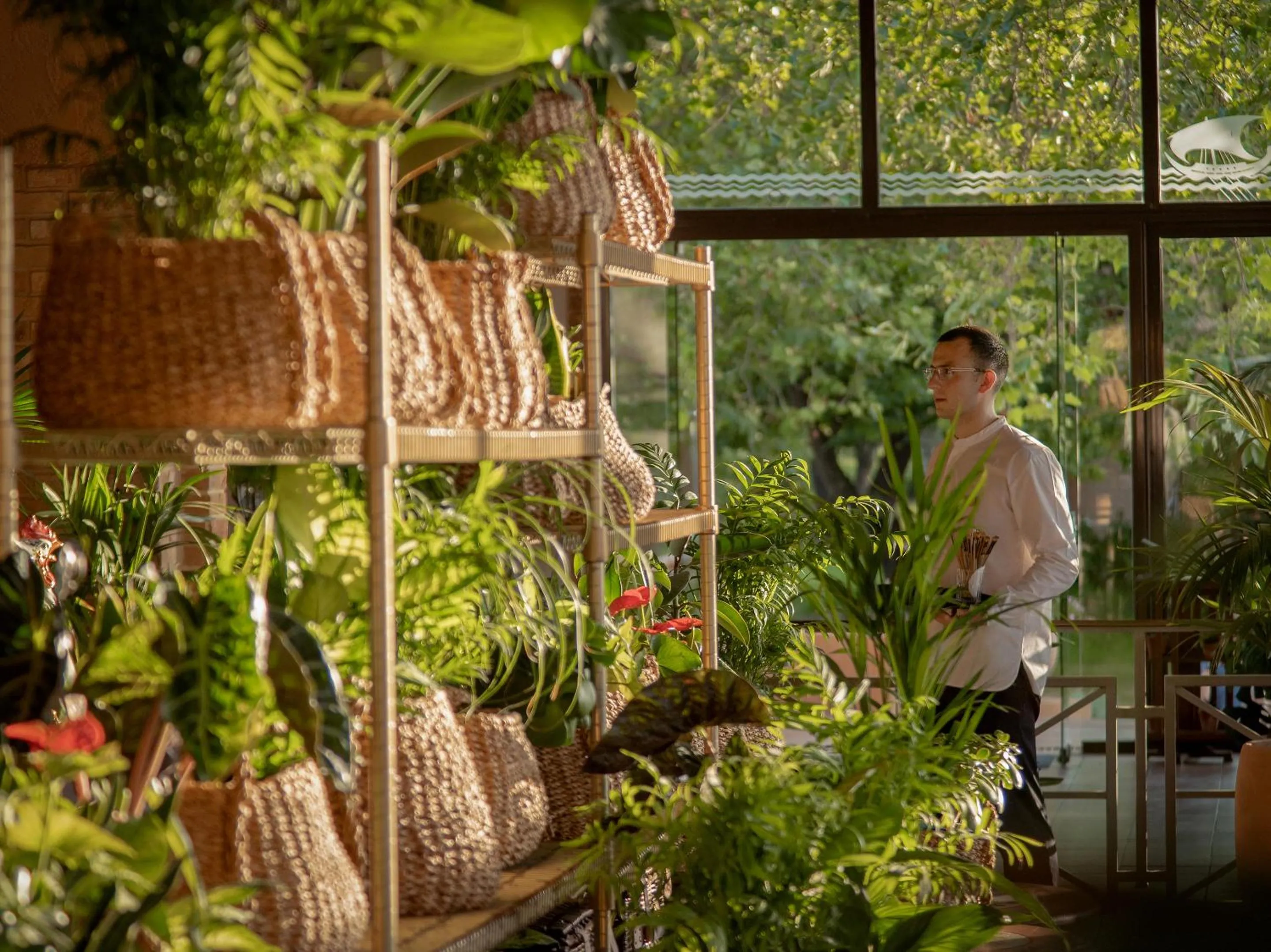 Buffet breakfast in Grecotel LUXME Costa Botanica