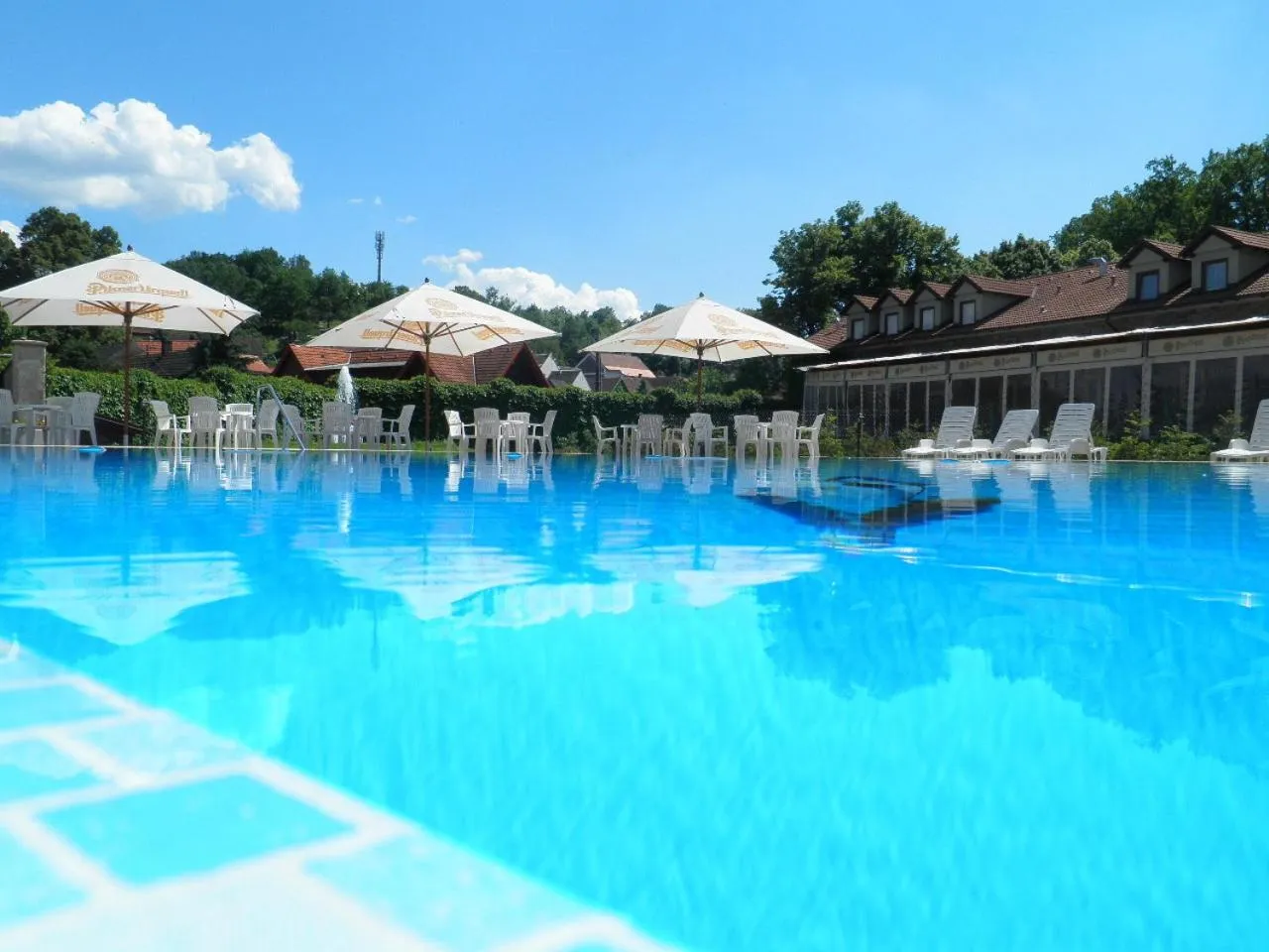 Swimming pool in Golf Resort Hotel Konopiště