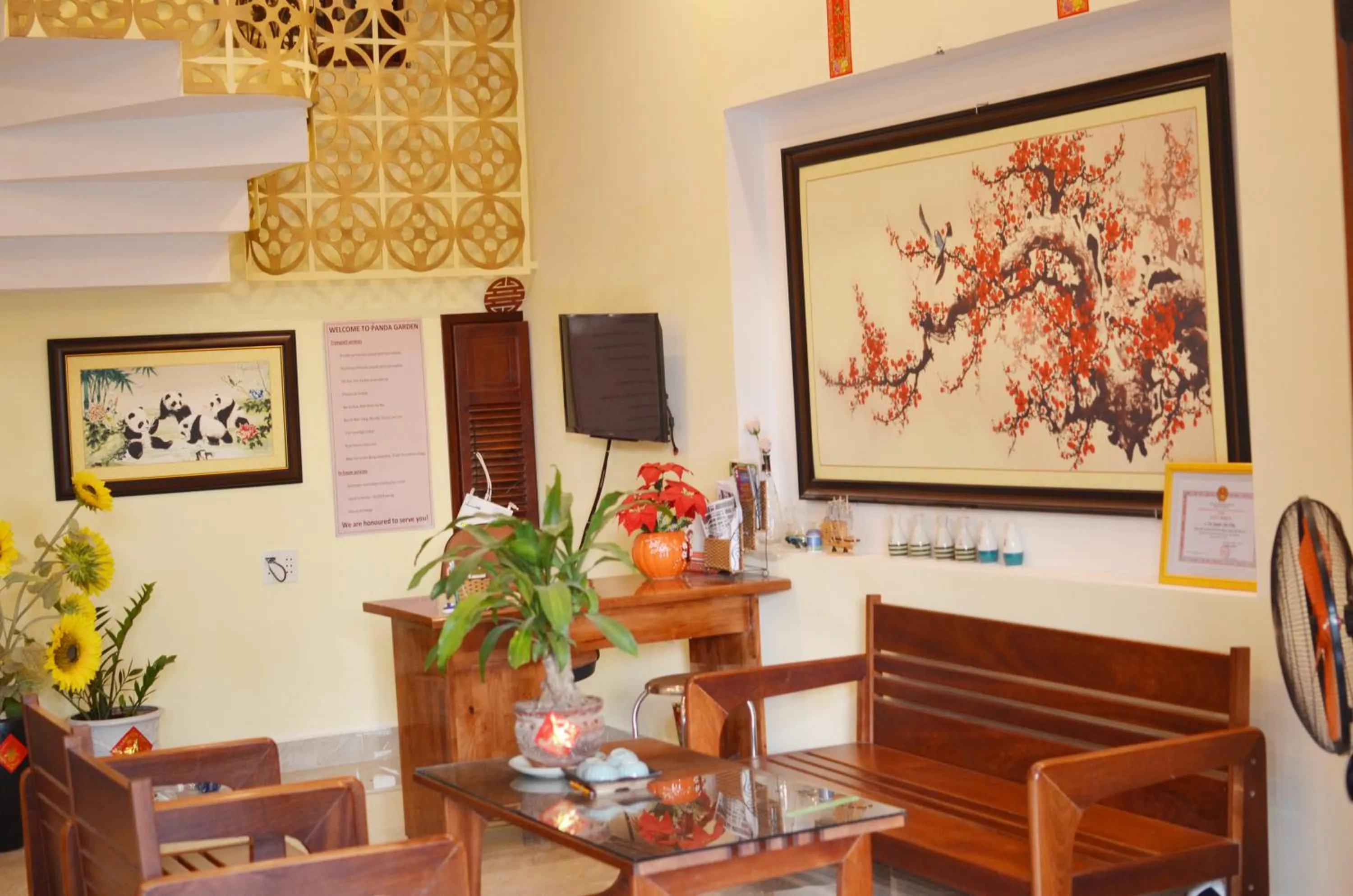 Lobby or reception in Panda Garden Homestay