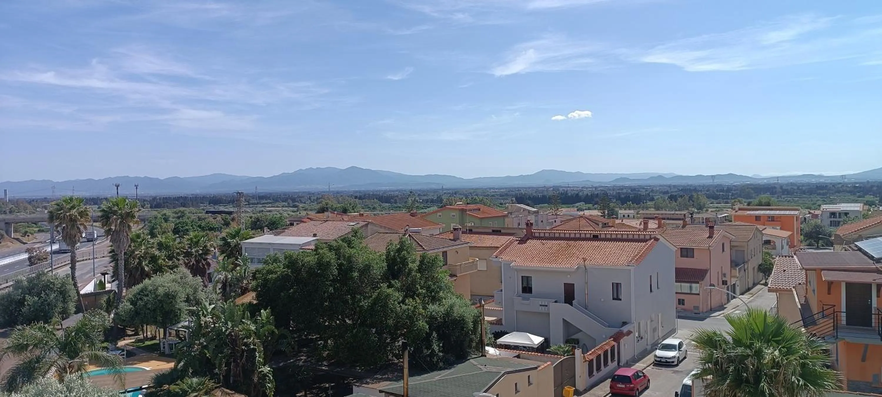 Quiet street view in Hotel Palladium