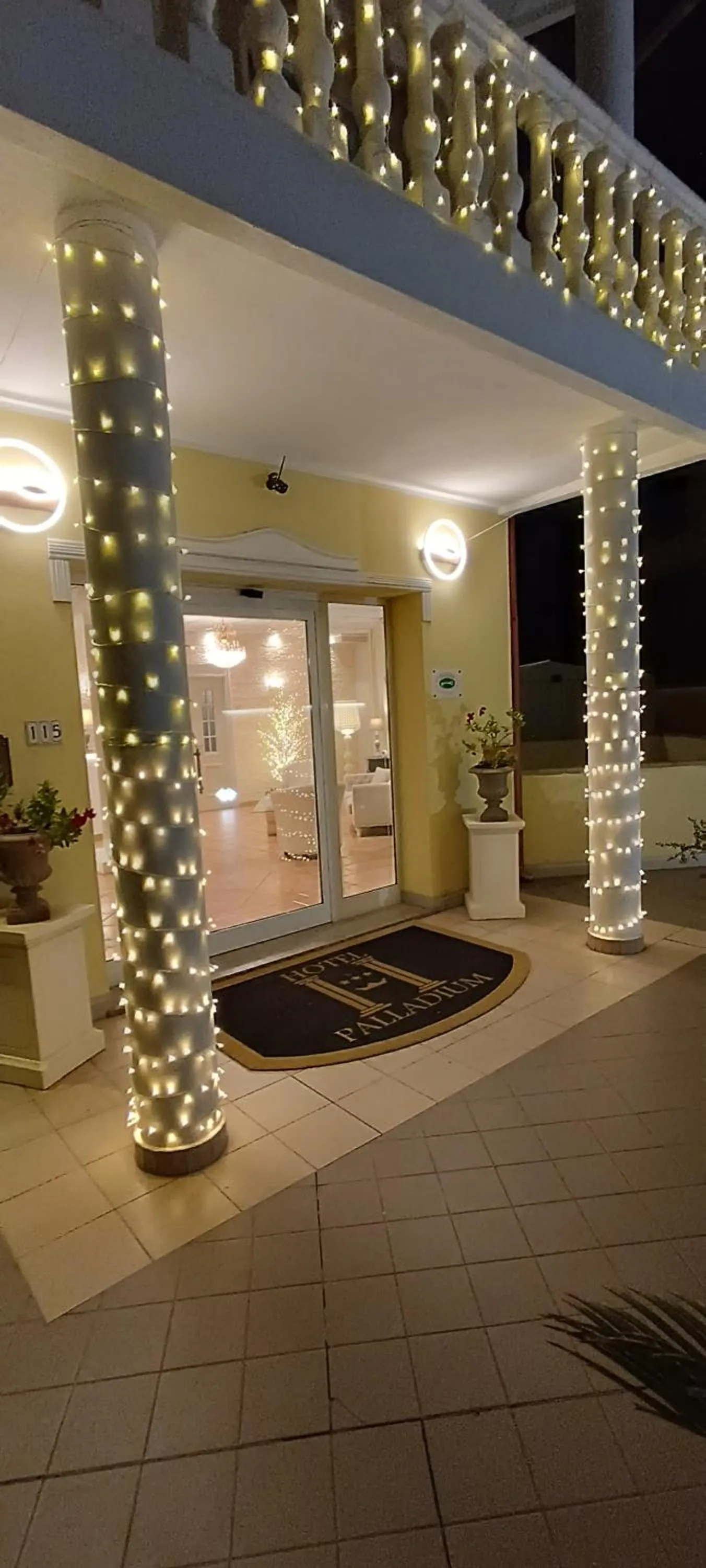 Property building in Hotel Palladium