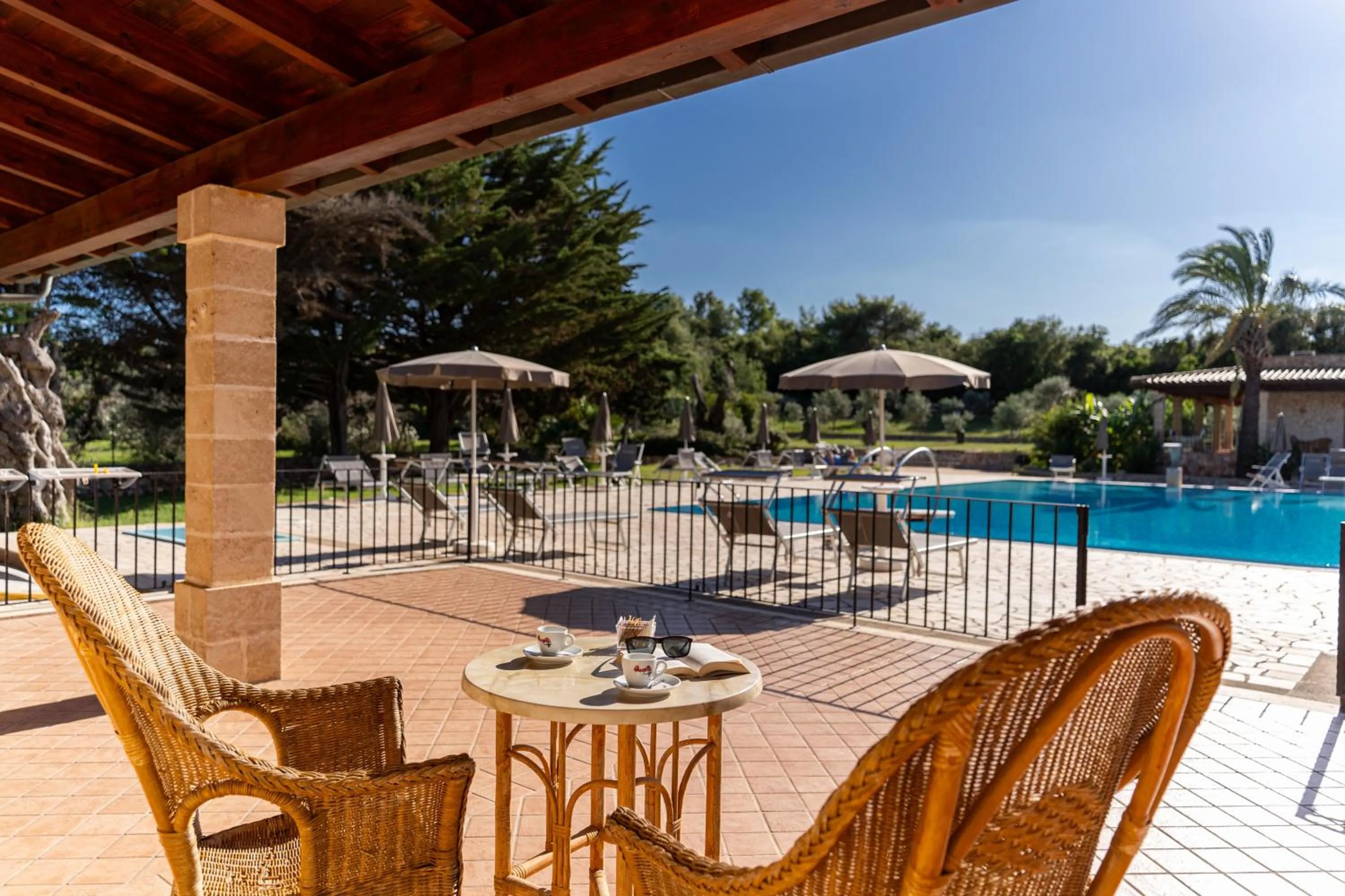 Patio in Hotel Masseria Le Pajare