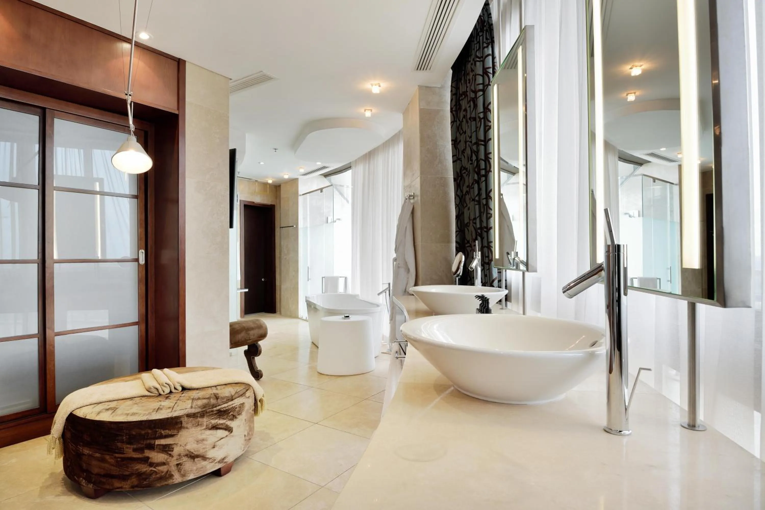 Bathroom in The Michelangelo Towers