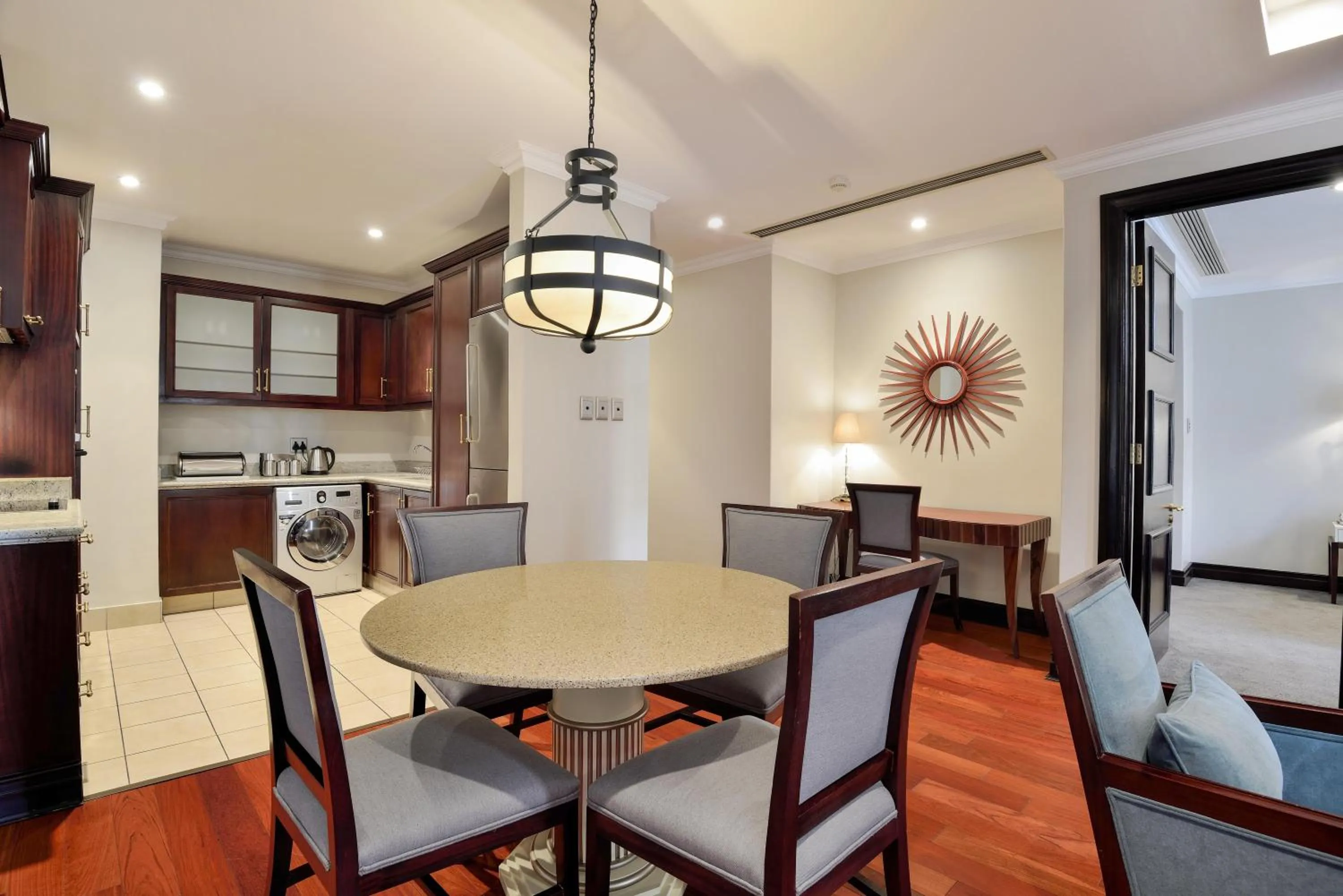 Photo of the whole room in The Michelangelo Towers