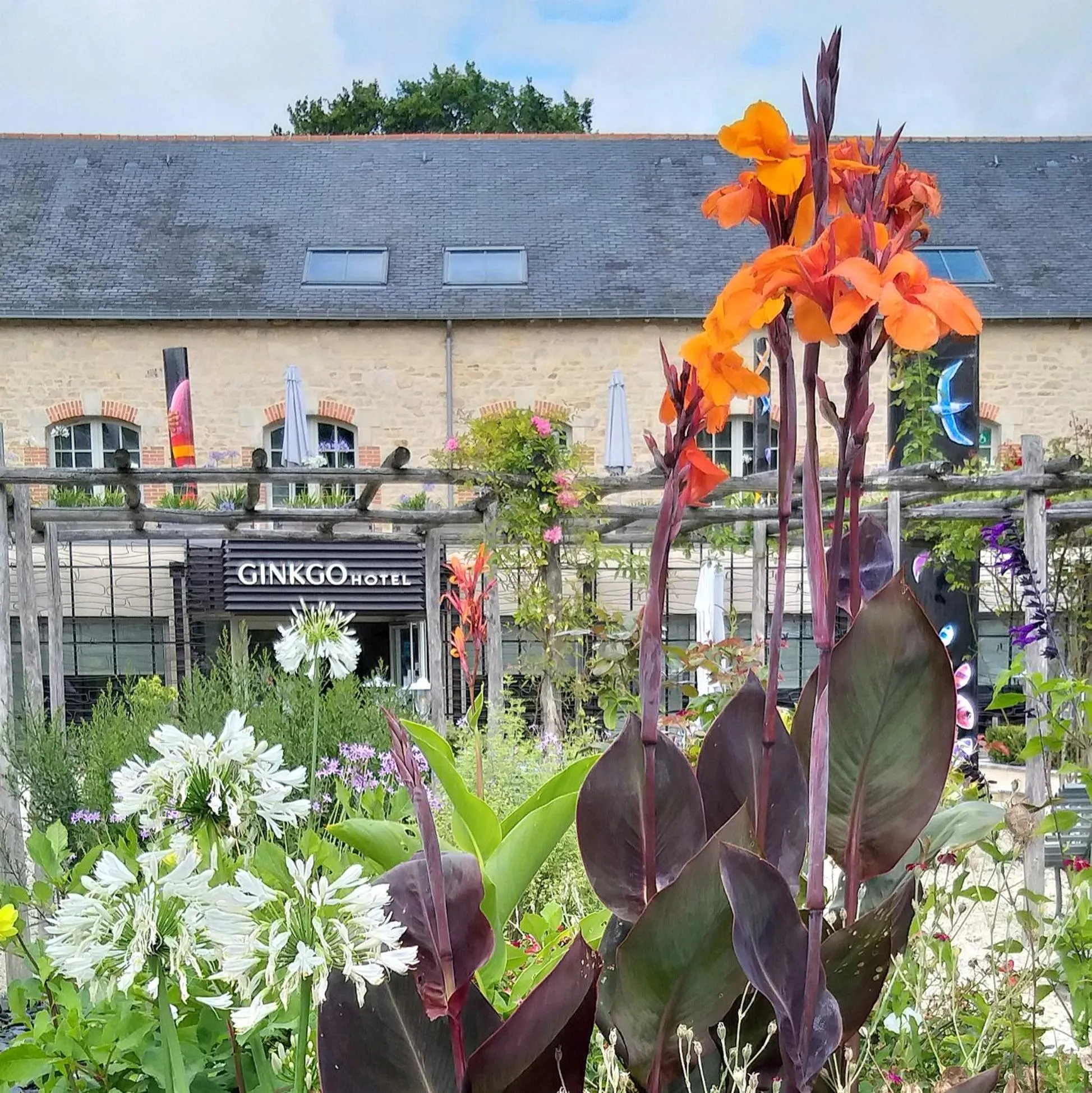 Garden in Hôtel Ginkgo - SPA Biloba