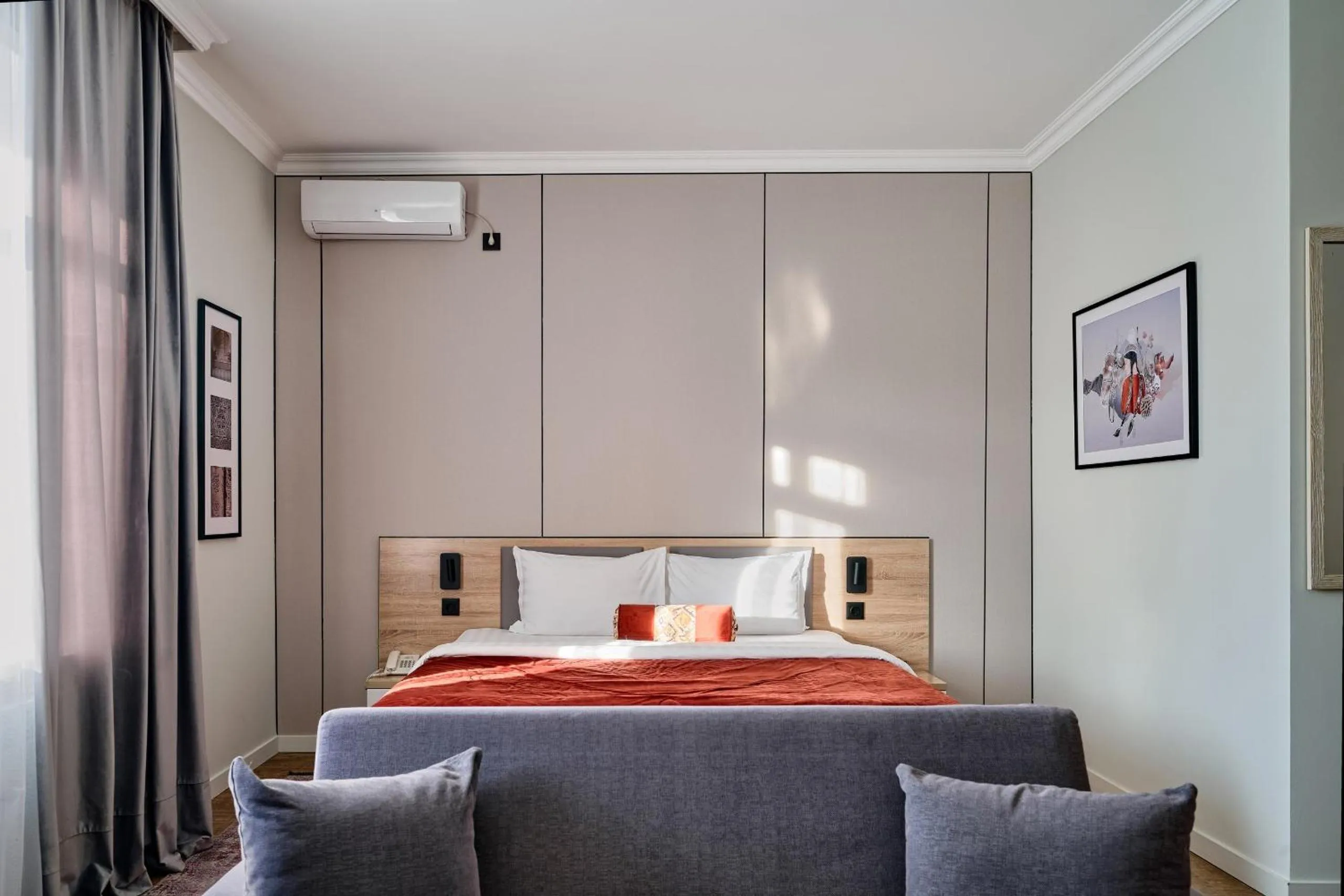 Bed in Aisha Bibi Hotel & Spa