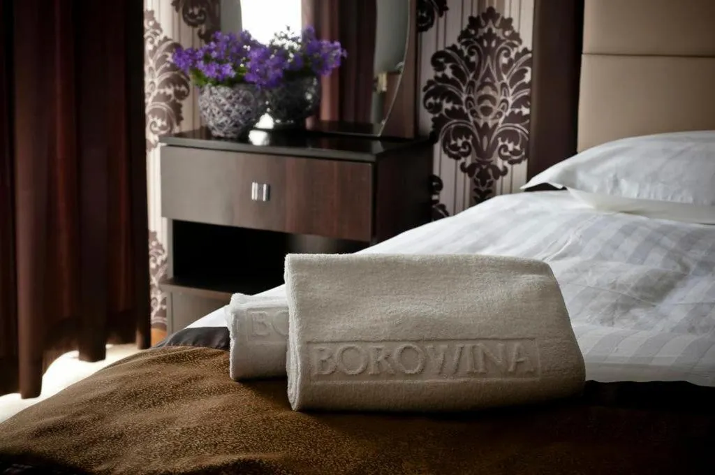 Bed in Hotel Borowina
