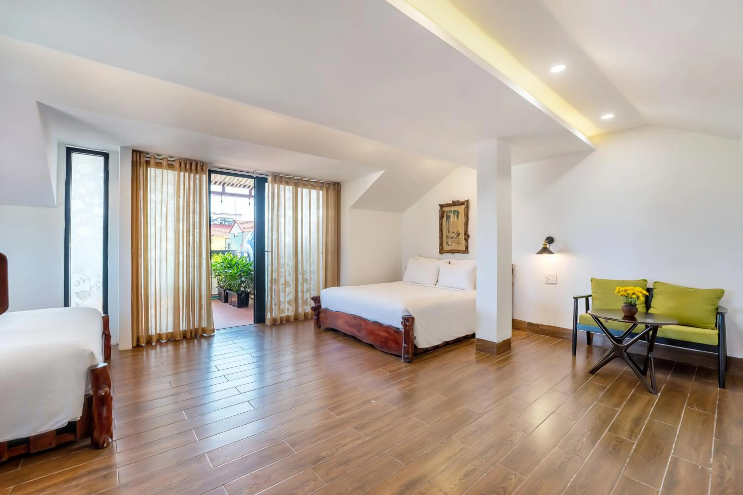 Bed in La An Old Town Hotel