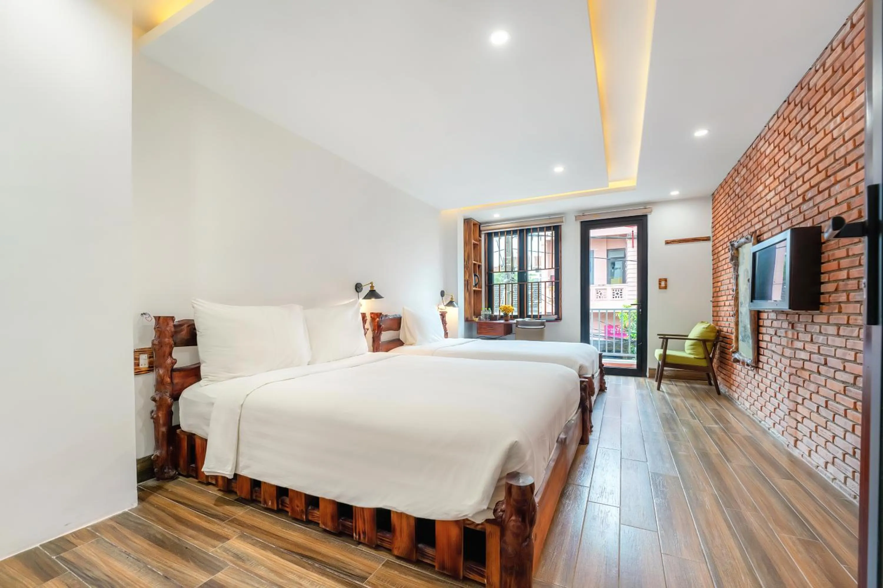 Bed in La An Old Town Hotel