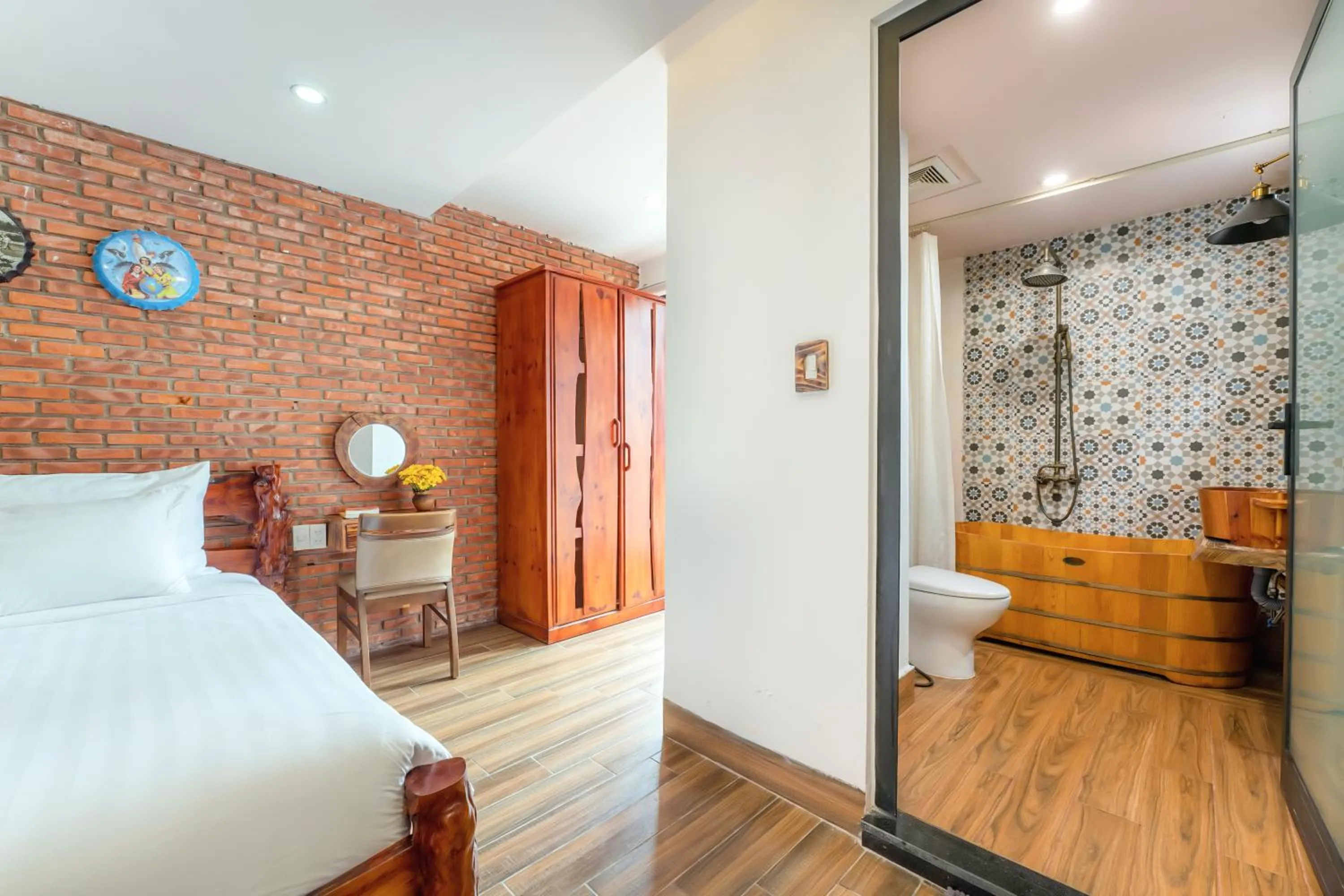 Bed in La An Old Town Hotel