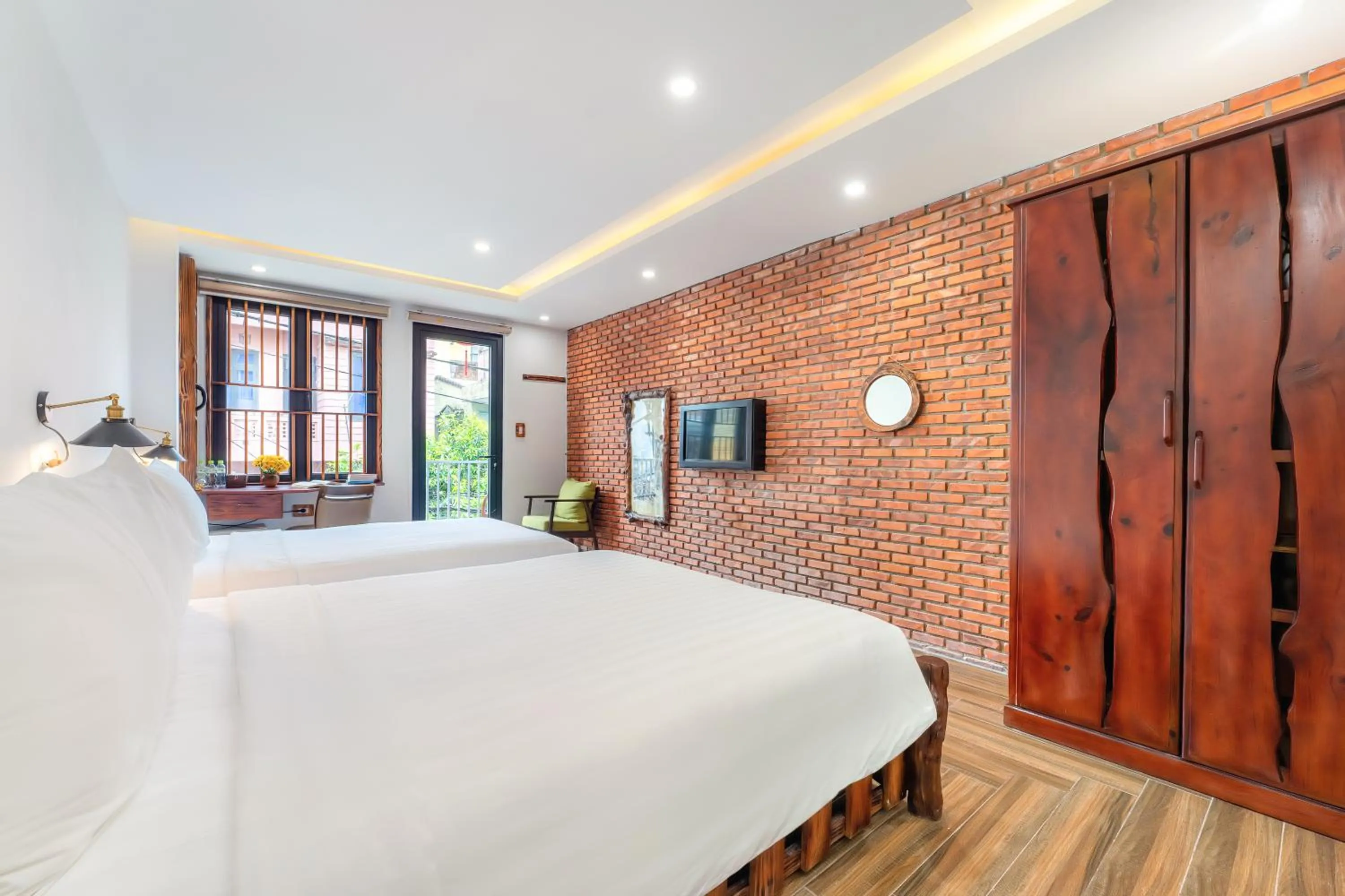 Bed in La An Old Town Hotel