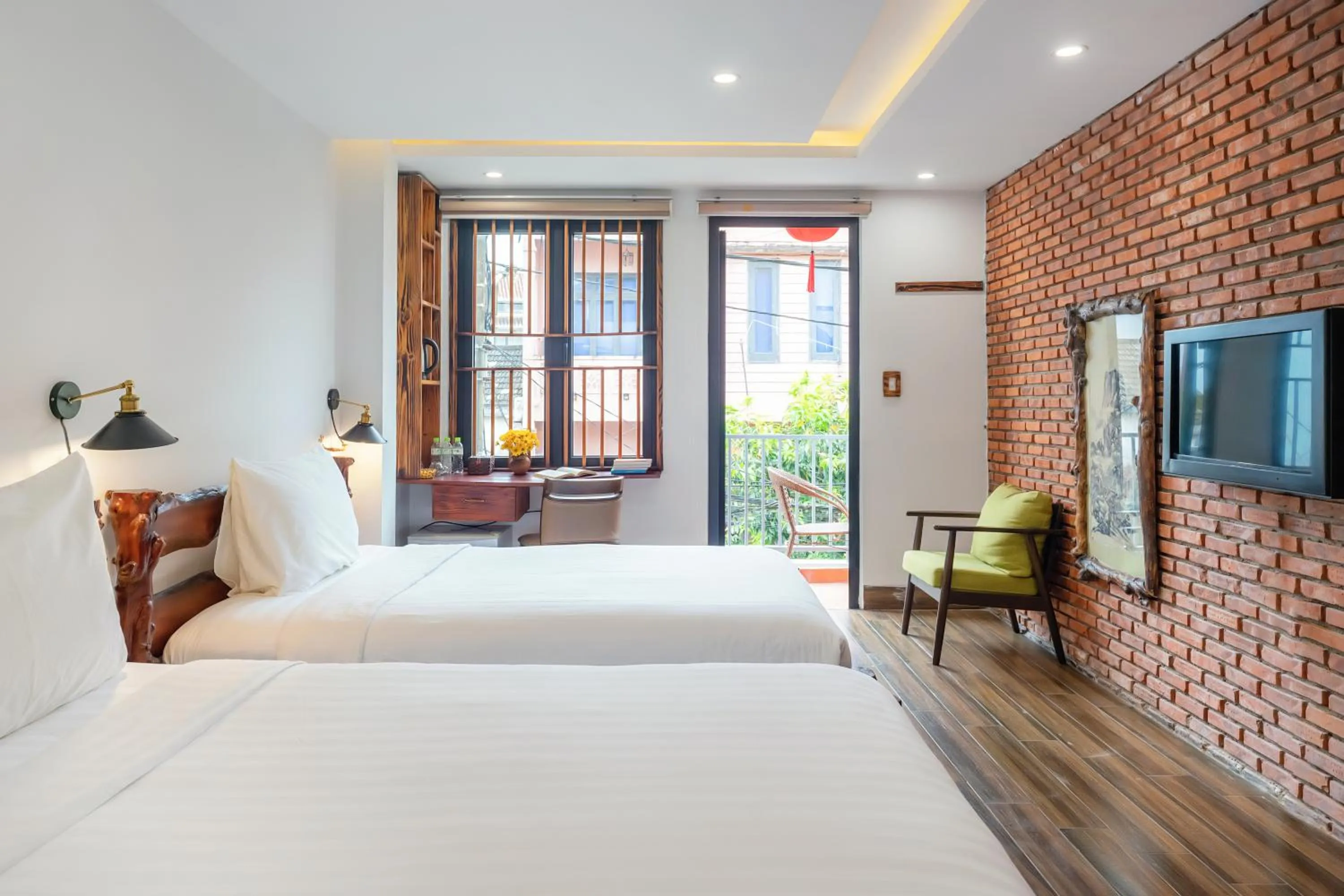 Bed in La An Old Town Hotel