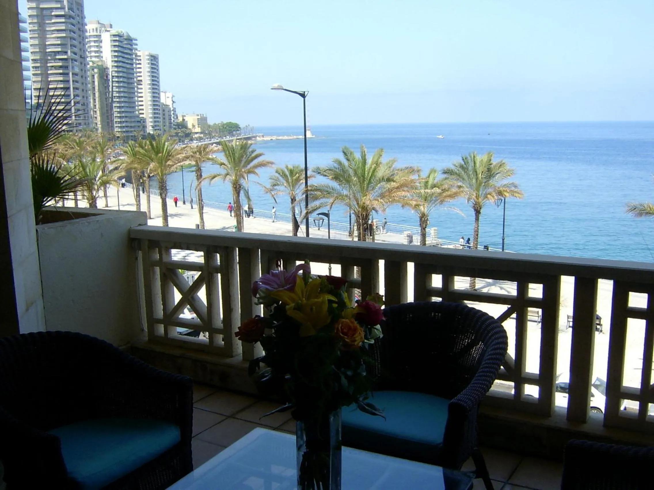 Balcony/Terrace in Bayview Hotel Beirut