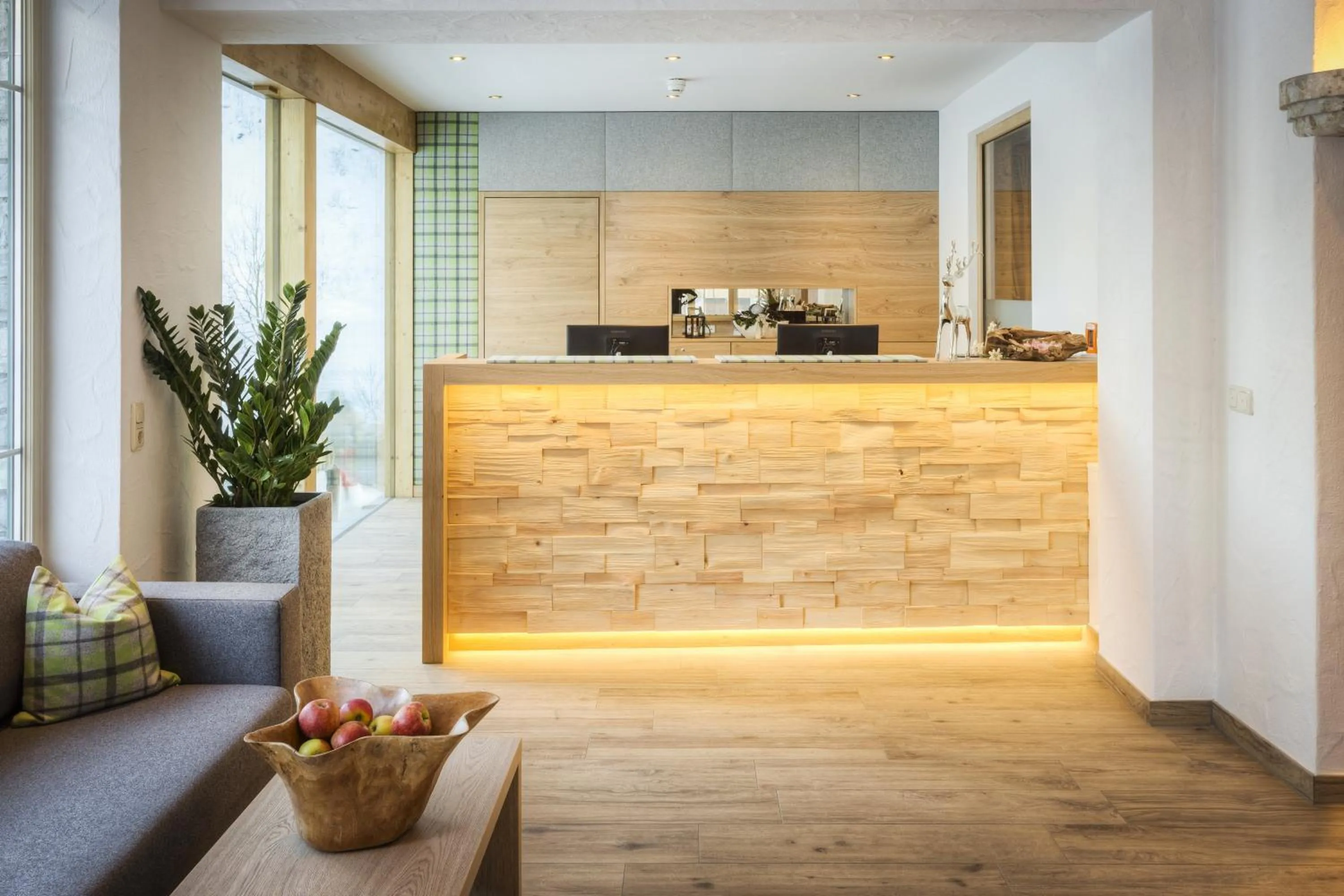 Lobby or reception in Hotel Barbarahof Saalbach