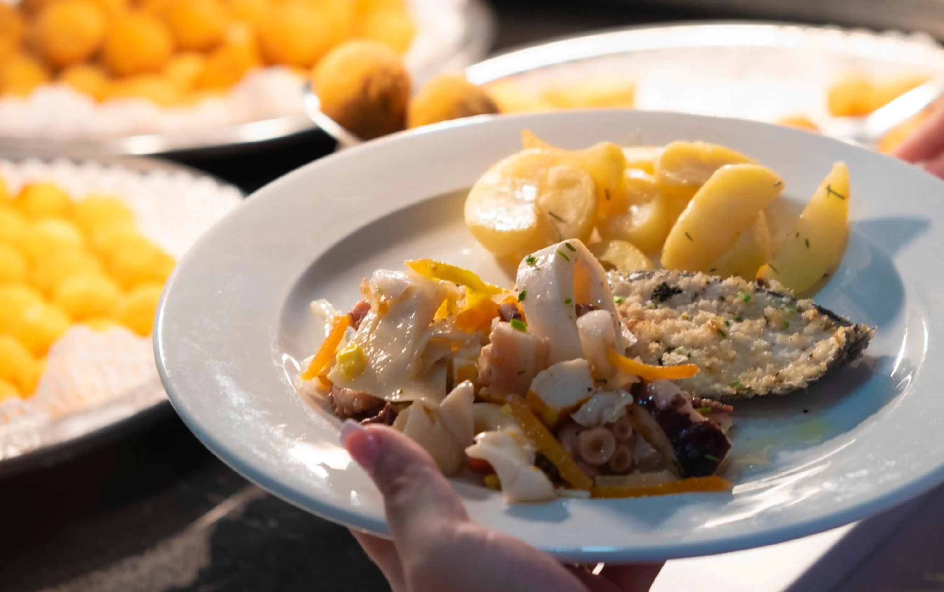 Food close-up in Saracen Sands Hotel & Congress Centre - Palermo