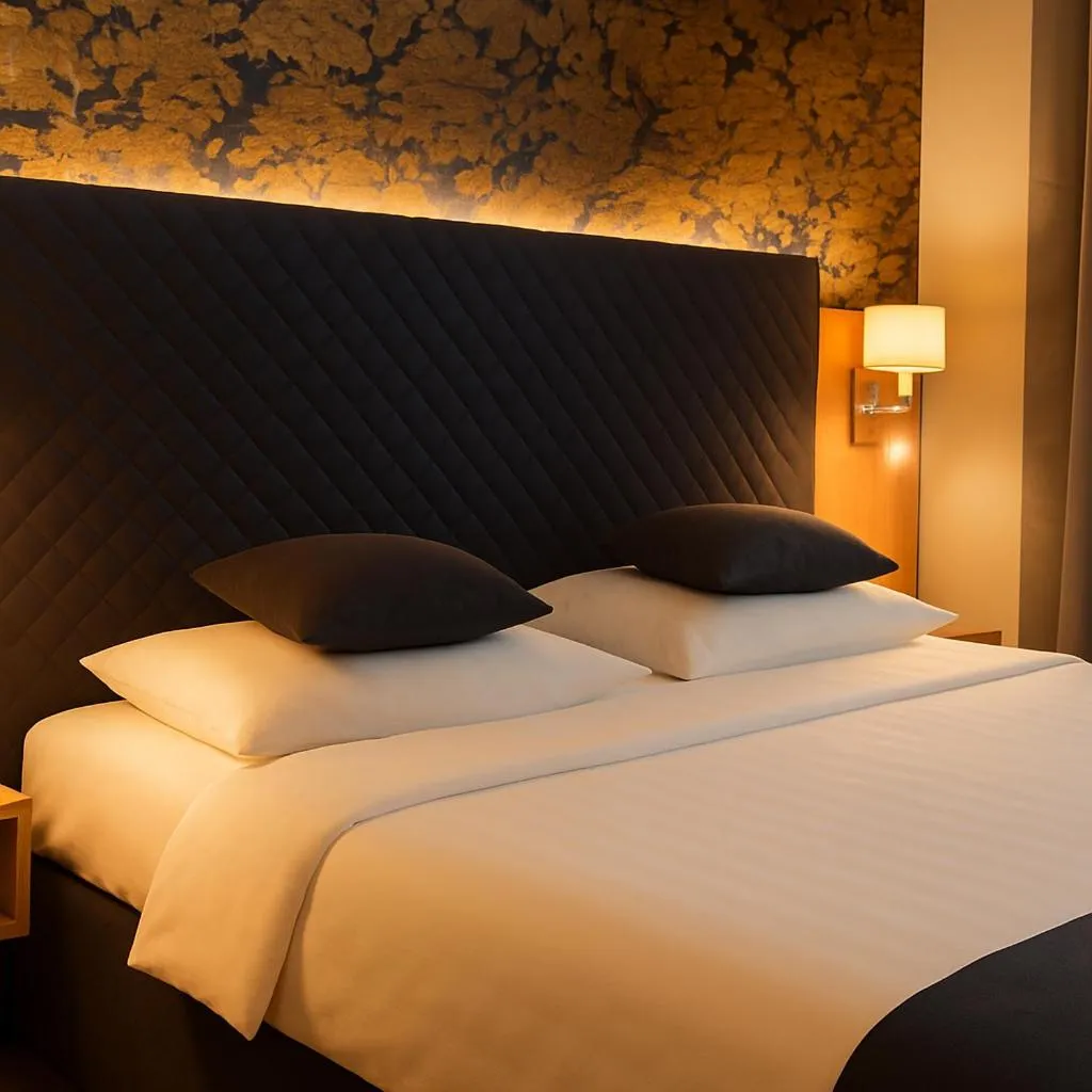 Bed in Pension Falconi