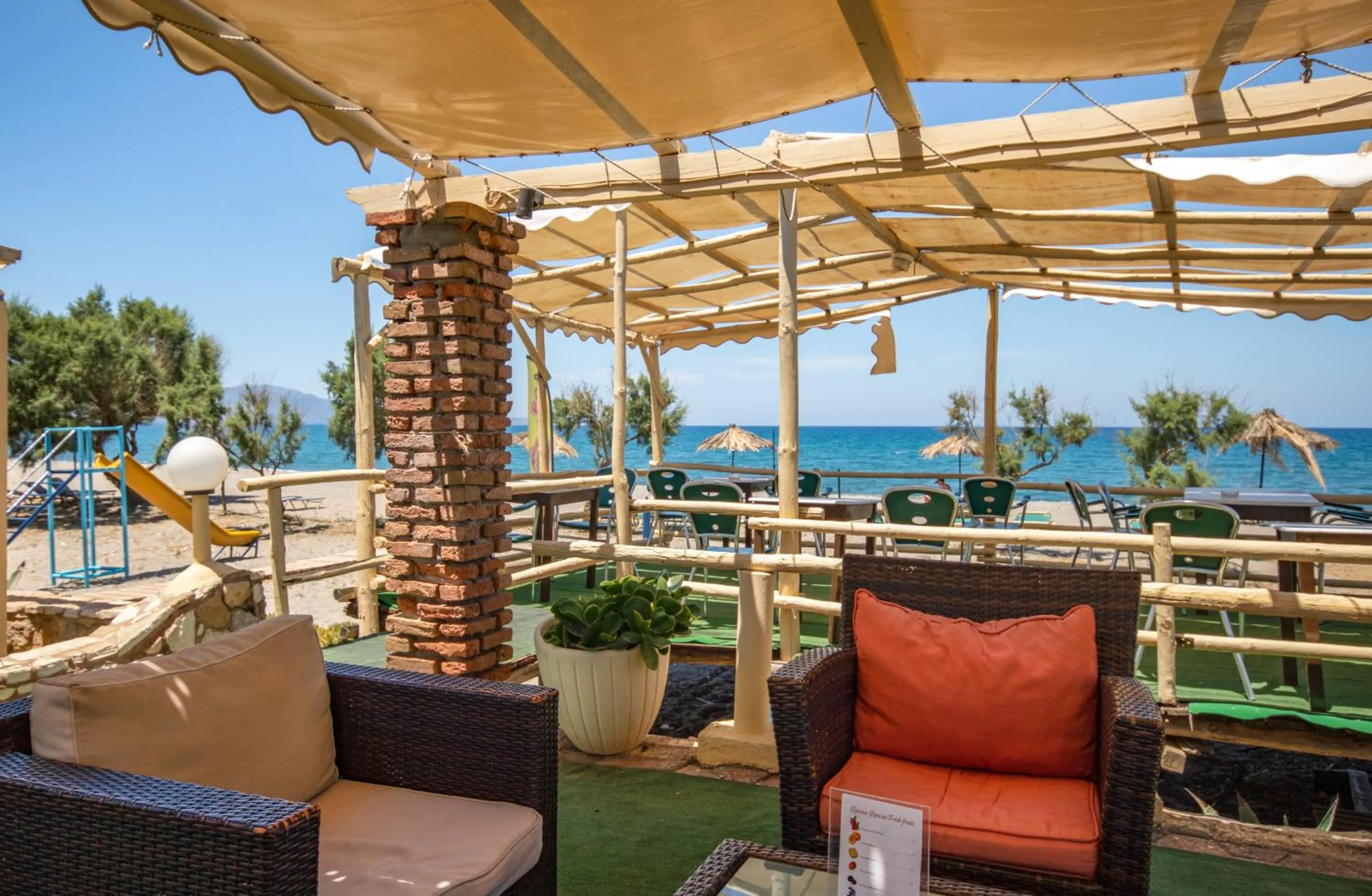 Patio in Stavros Villas&Apartments