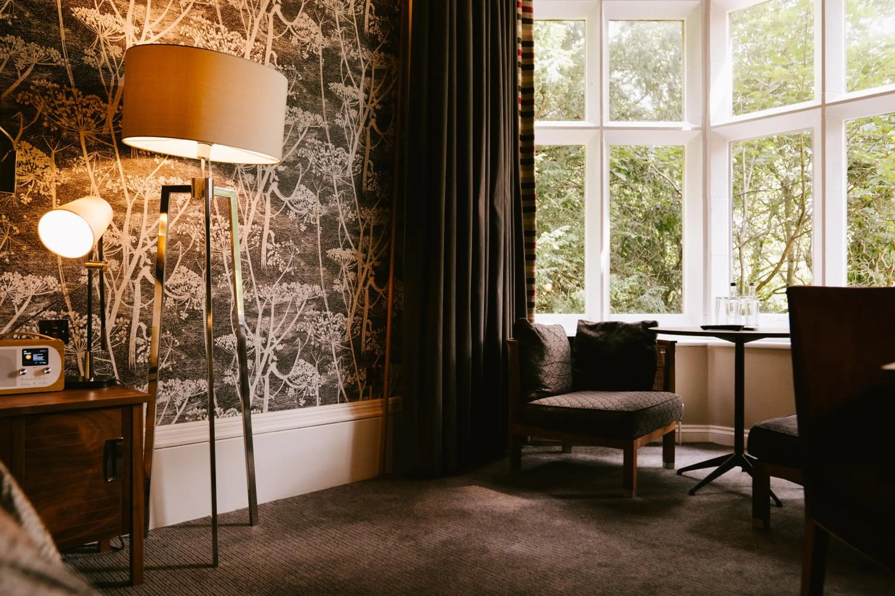 Seating area in Jesmond Dene House