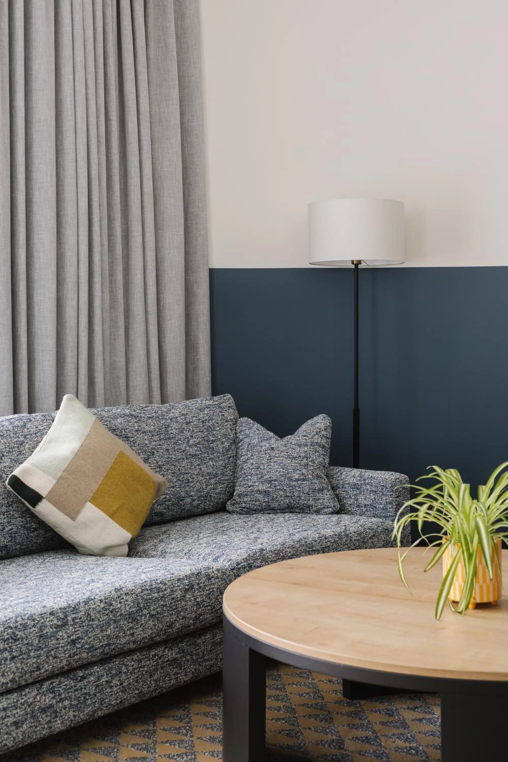 Seating area in voco Belfast by IHG