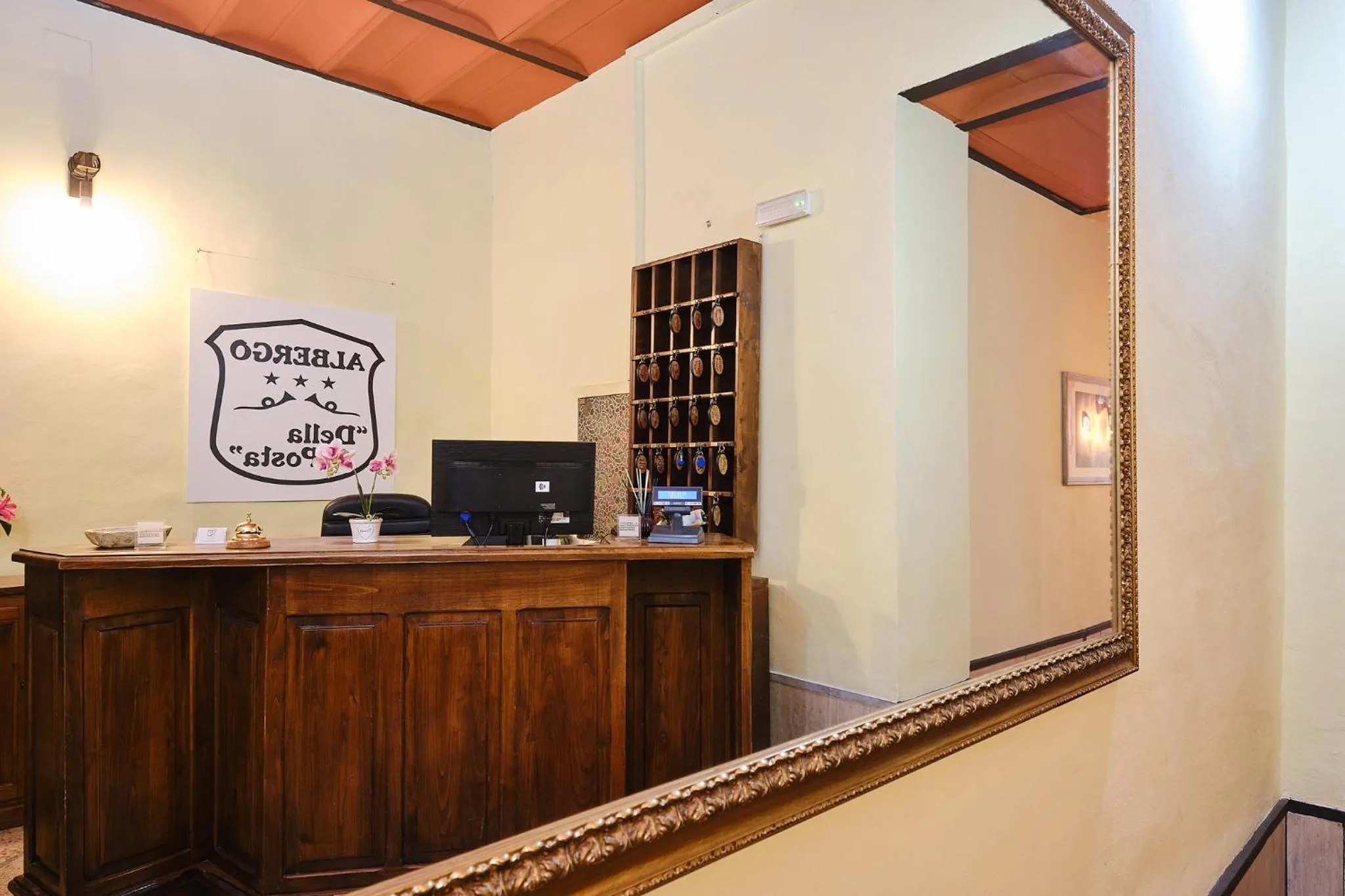 Lobby or reception in Albergo Della Posta
