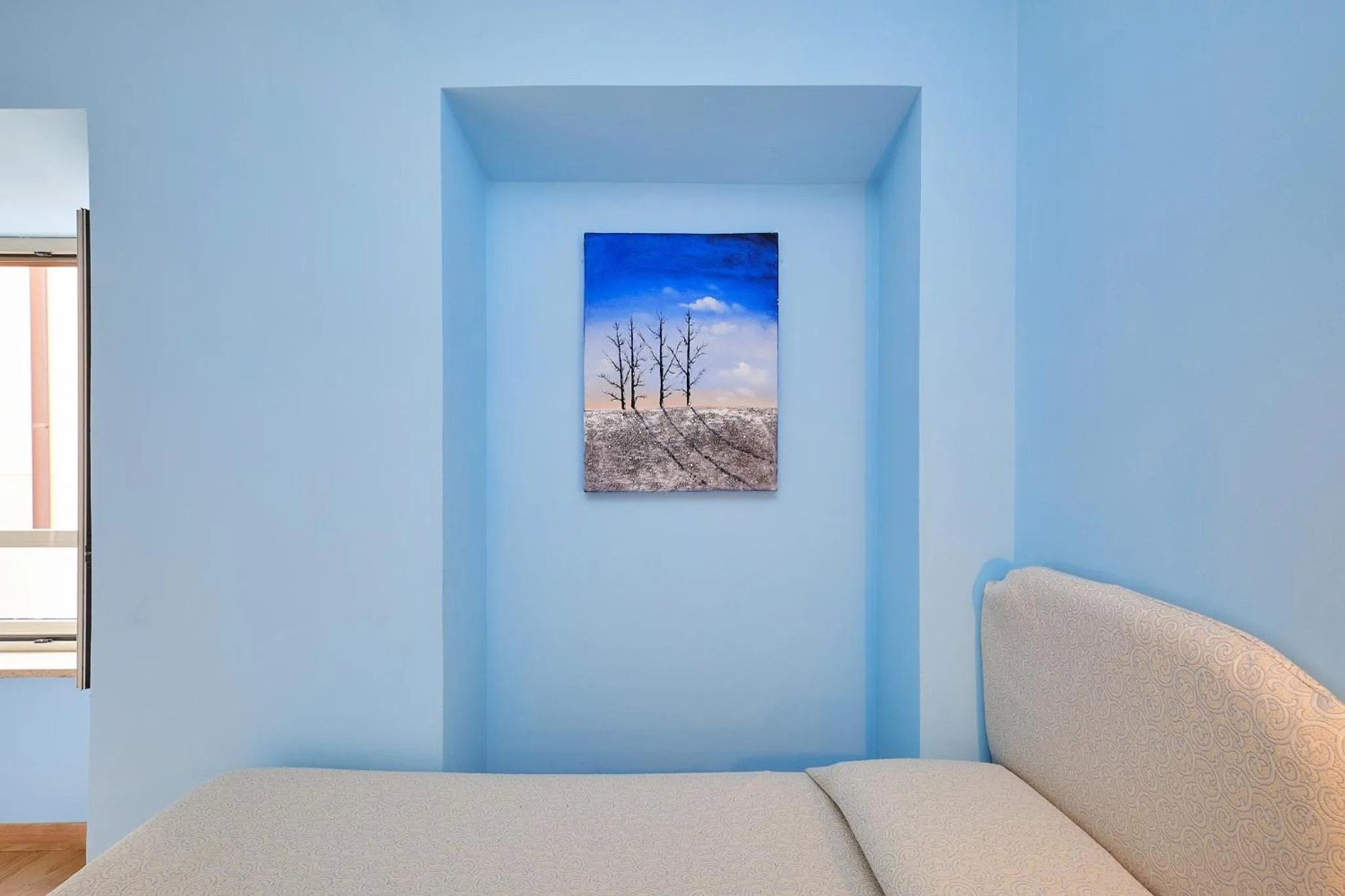 Decorative detail, Bed in Albergo Della Posta