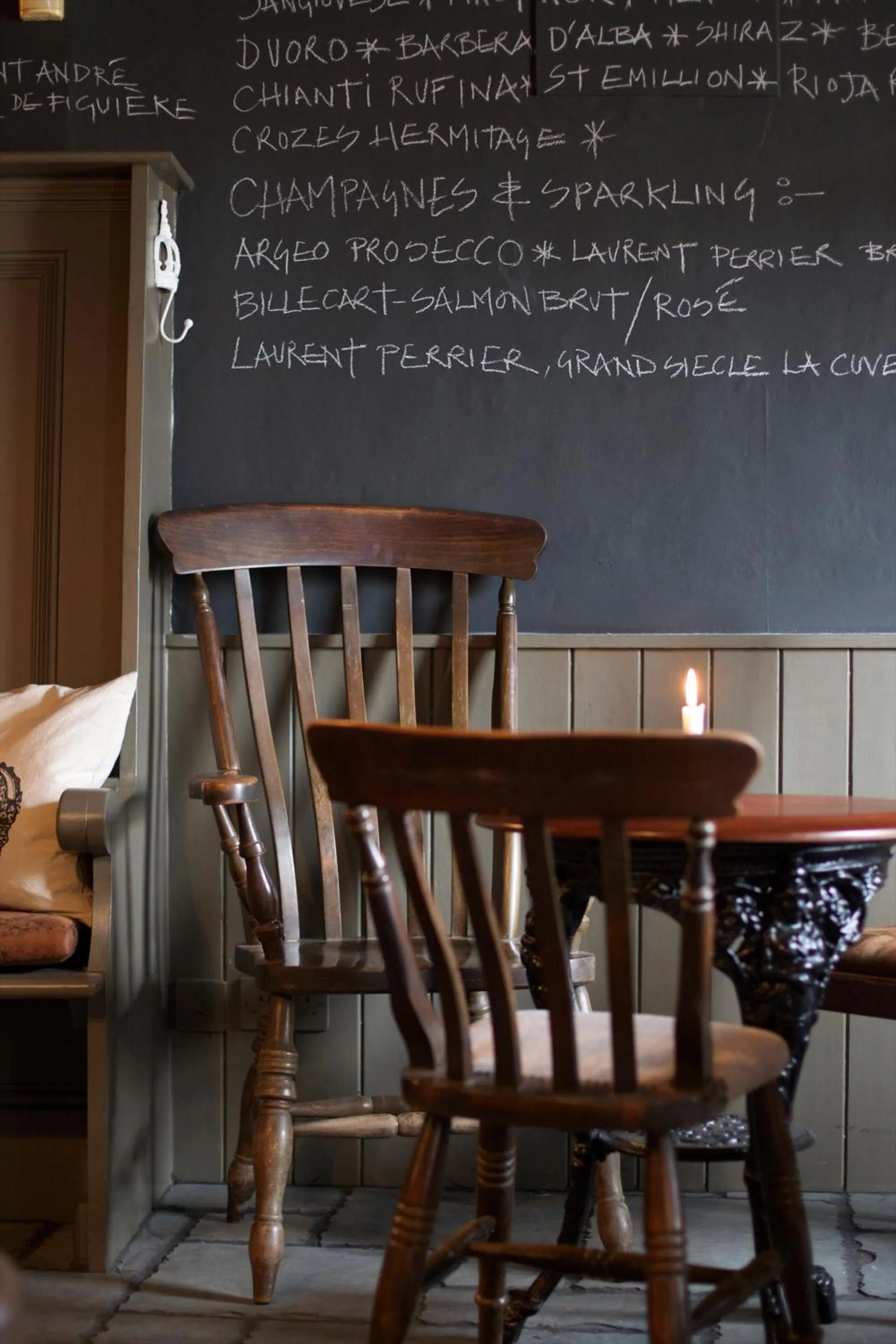 Decorative detail in The Kings Arms