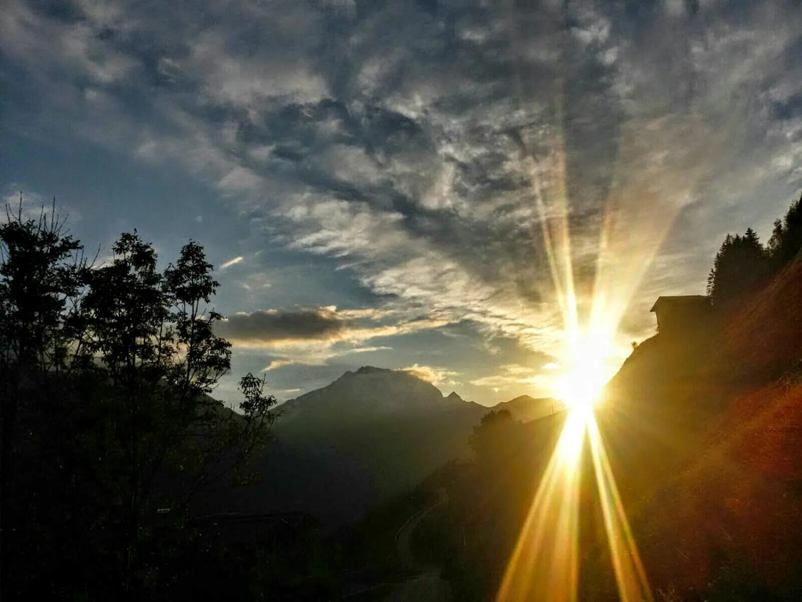 Mountain view in Gasthof Thanner