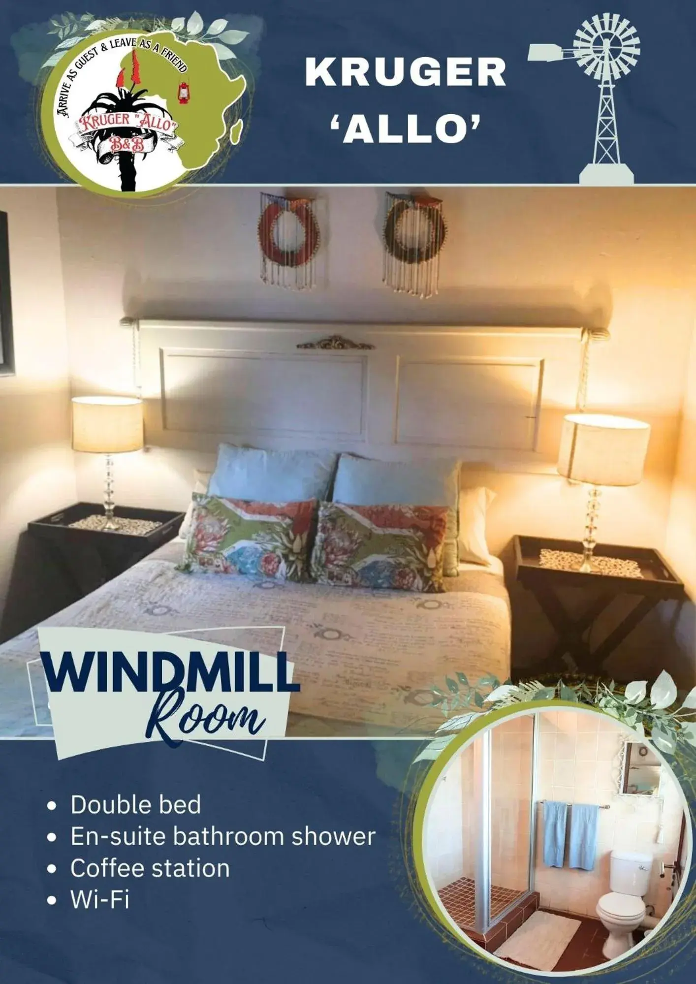 Double Room with Garden View in Kruger Allo B&B Double Room with Garden View in Kruger Allo B&B