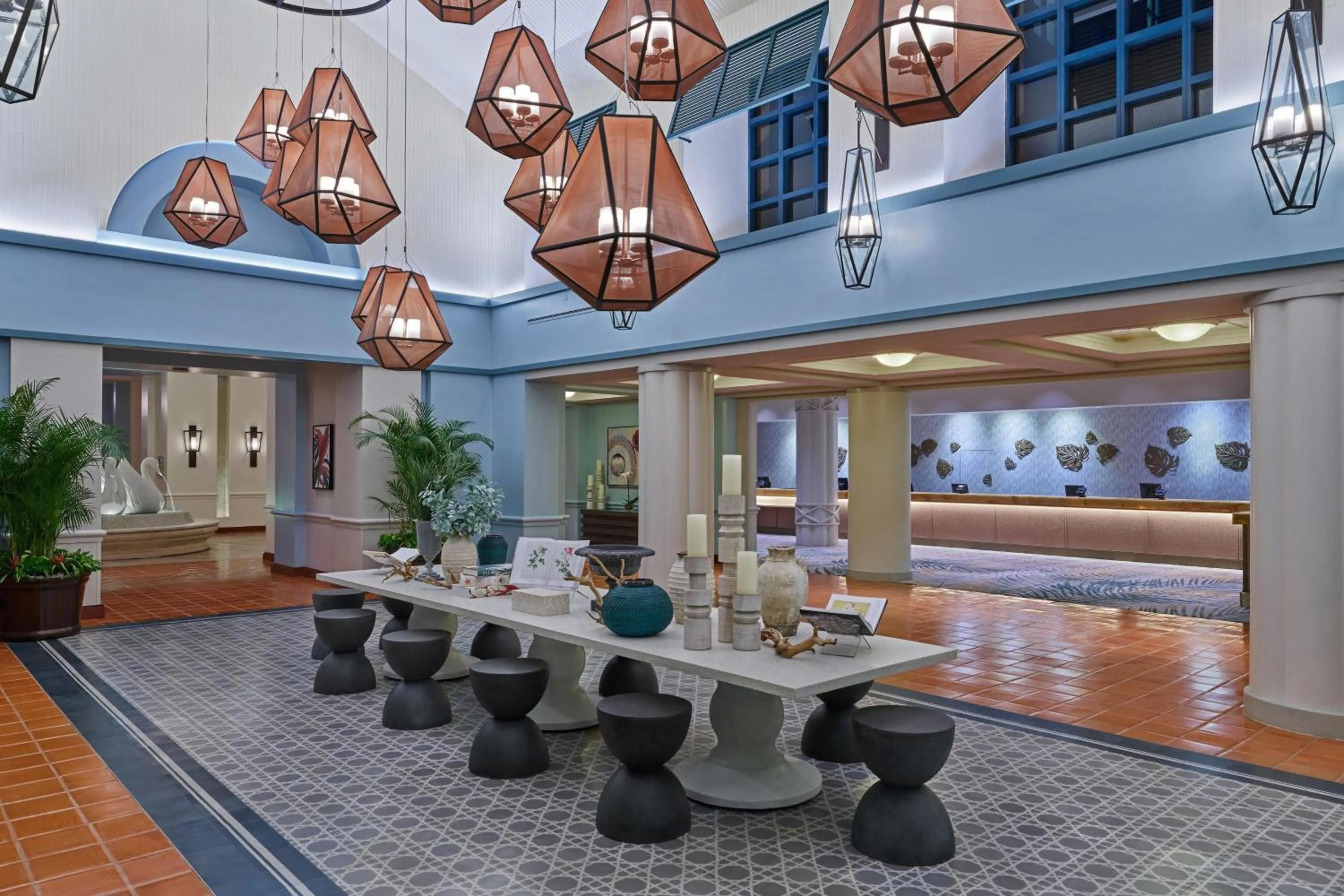 Lobby or reception in Walt Disney World Swan