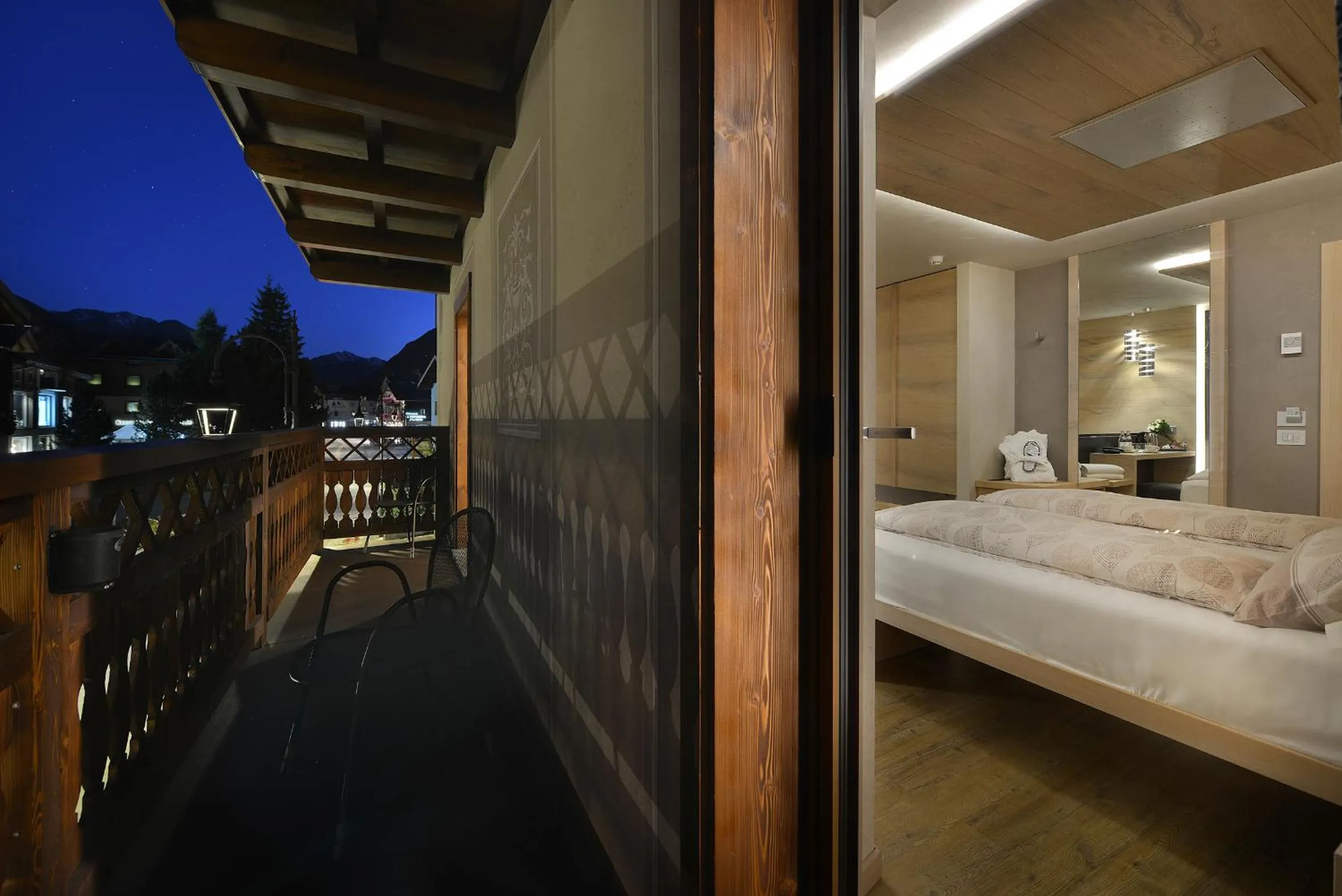 Bed in Hotel Compagnoni