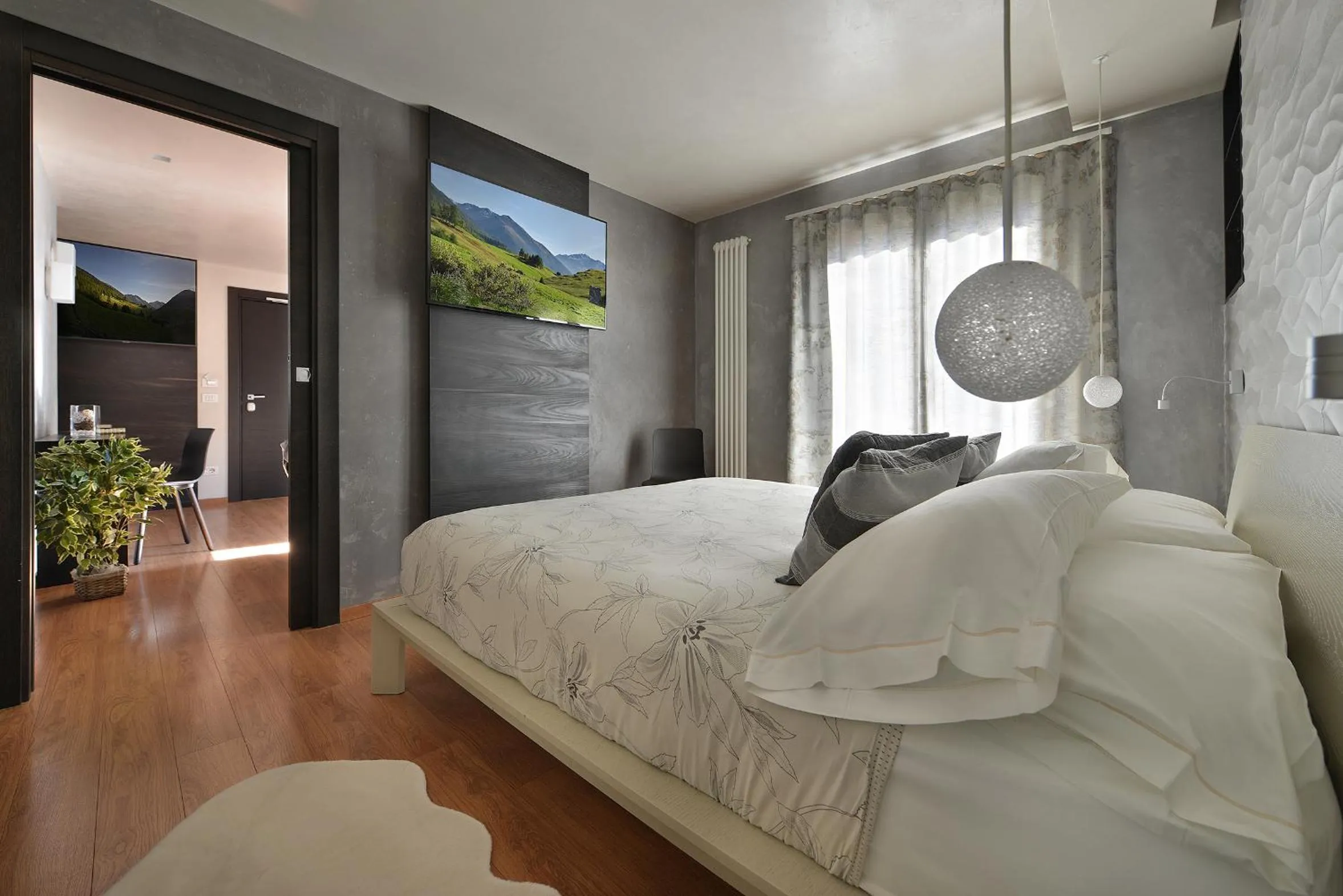 Bed in Hotel Compagnoni