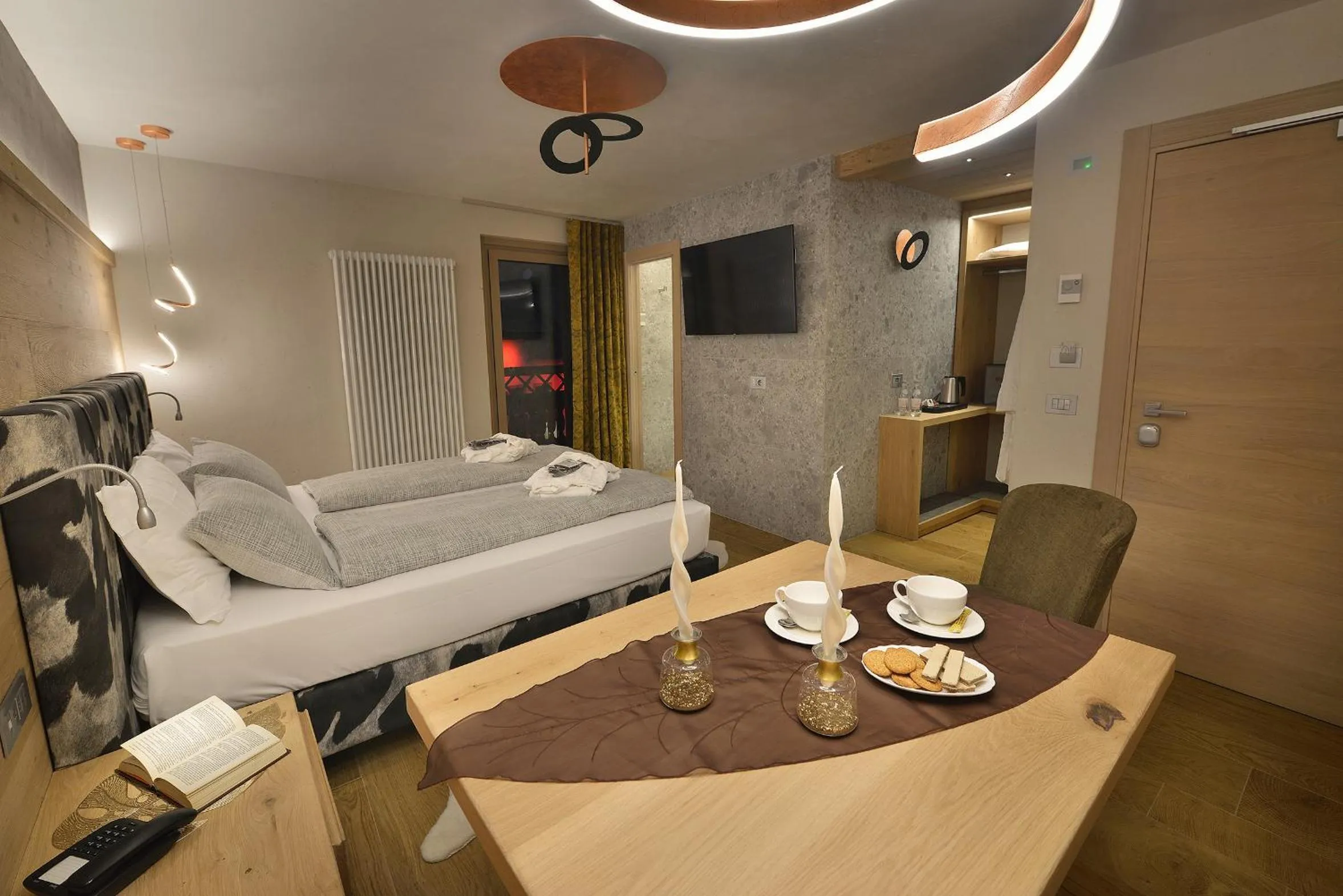 Bedroom, Bed in Hotel Compagnoni