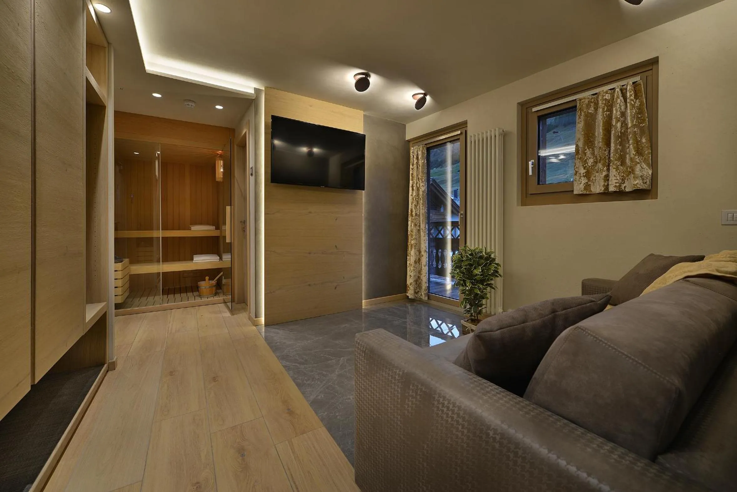 Sauna in Hotel Compagnoni