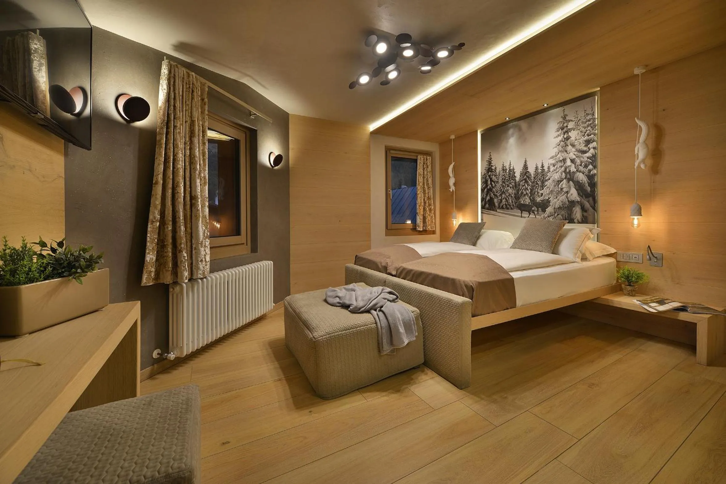 Bedroom, Bed in Hotel Compagnoni