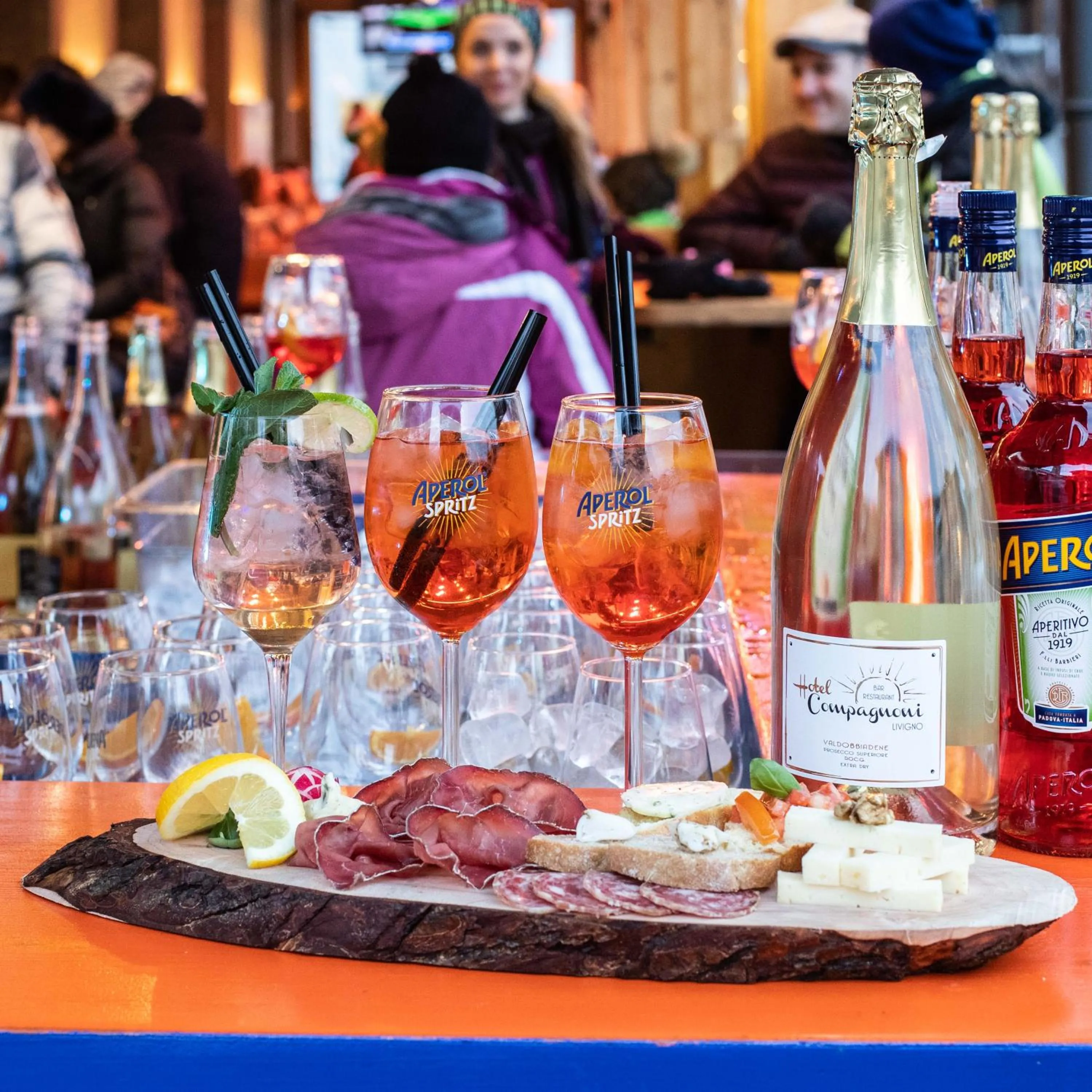 Alcoholic drinks in Hotel Compagnoni