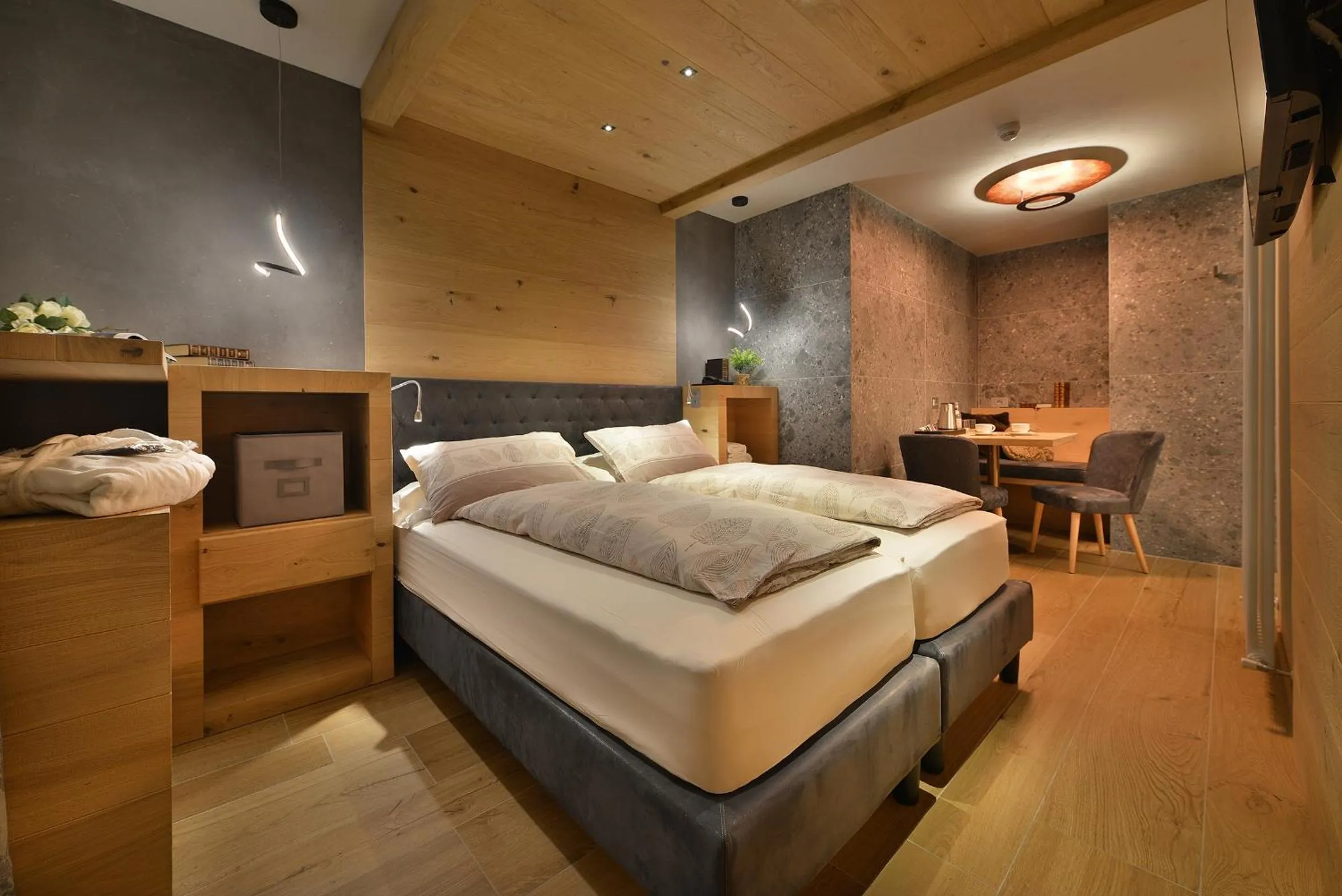 Bed in Hotel Compagnoni