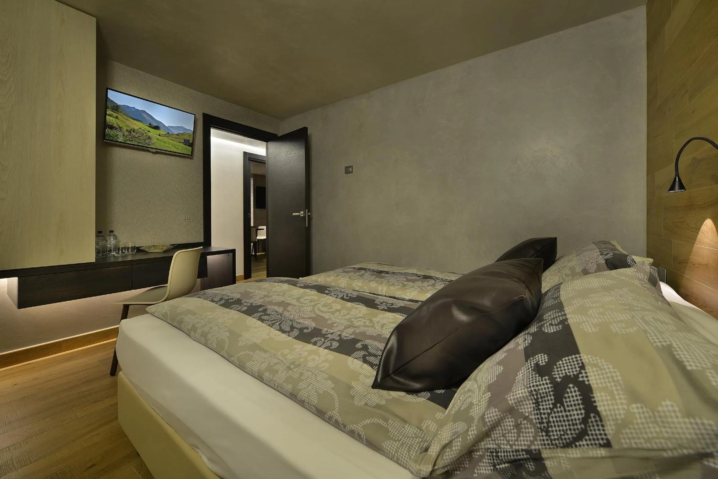 Bedroom, Bed in Hotel Compagnoni