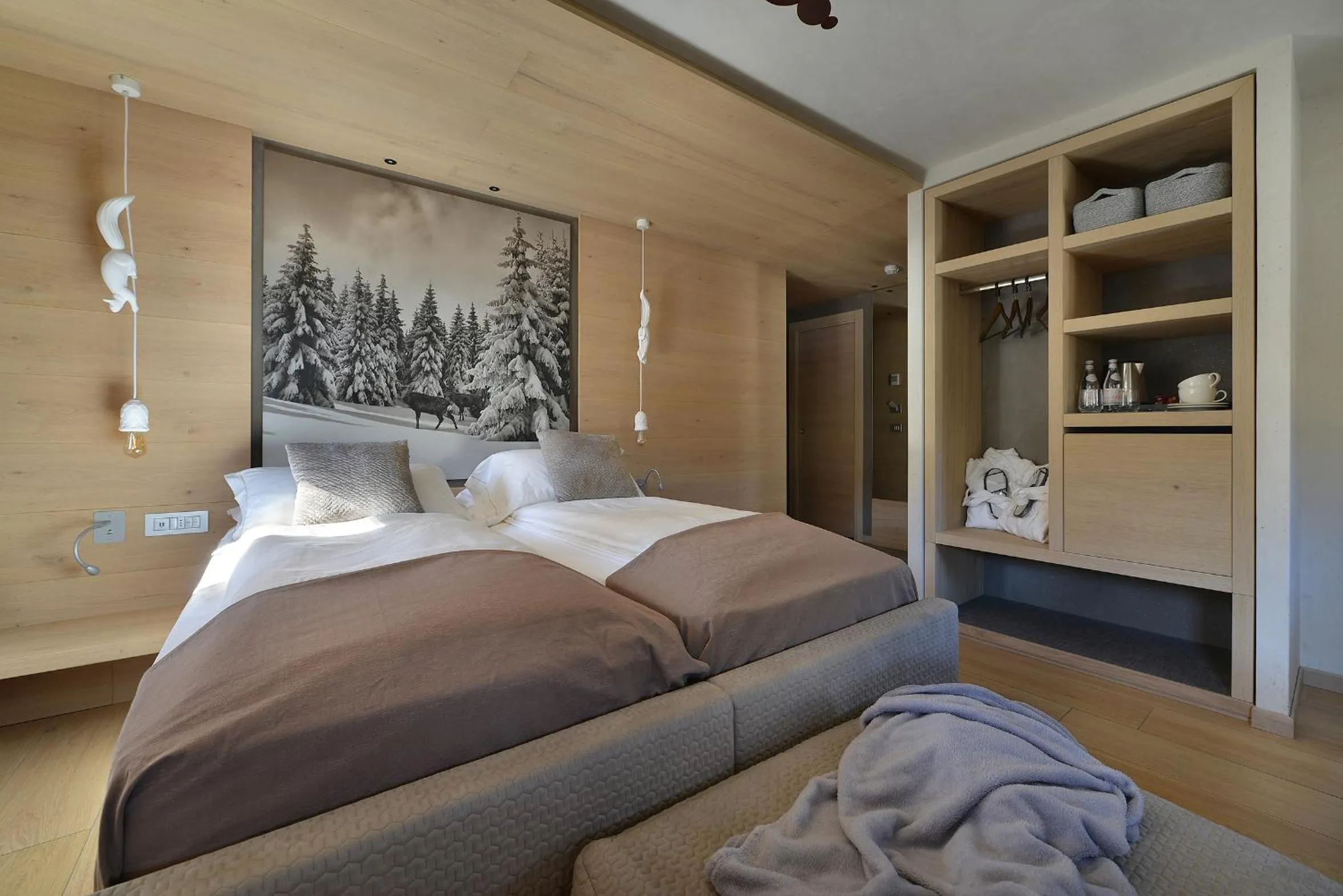 Bed in Hotel Compagnoni