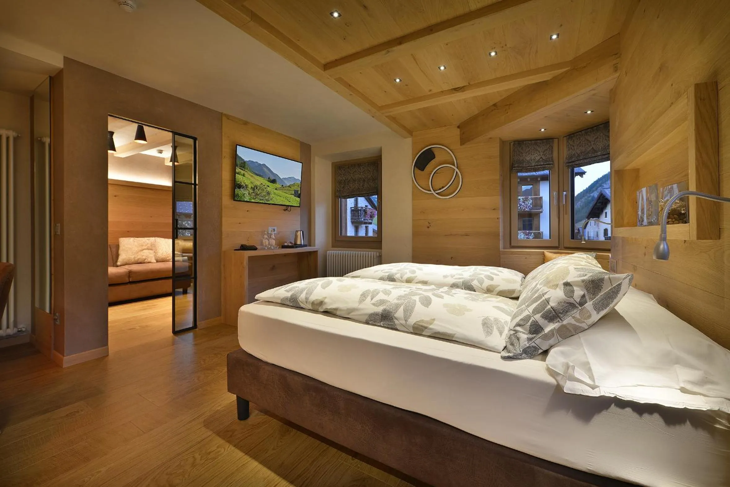 Bed in Hotel Compagnoni