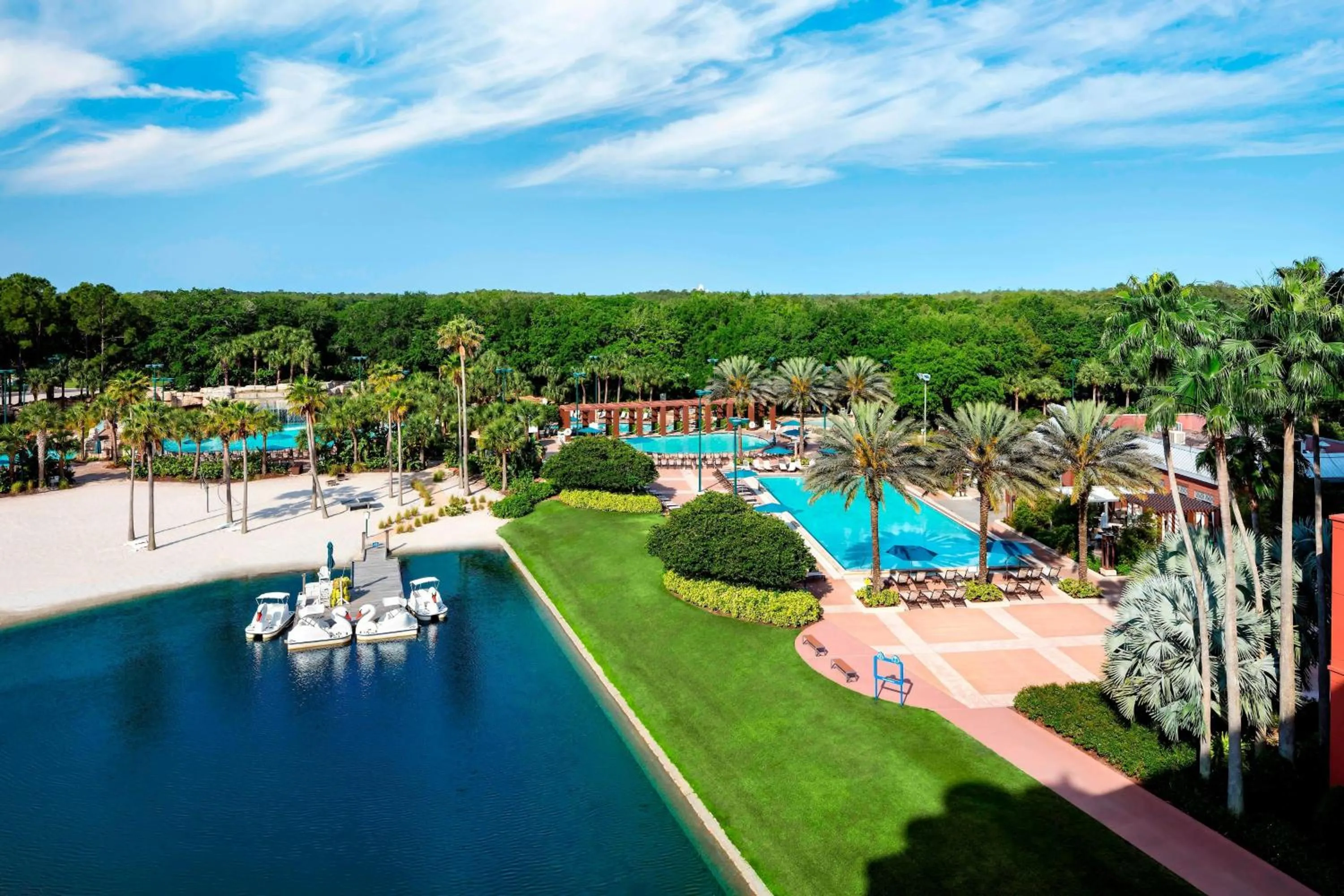 Property building in Walt Disney World Dolphin