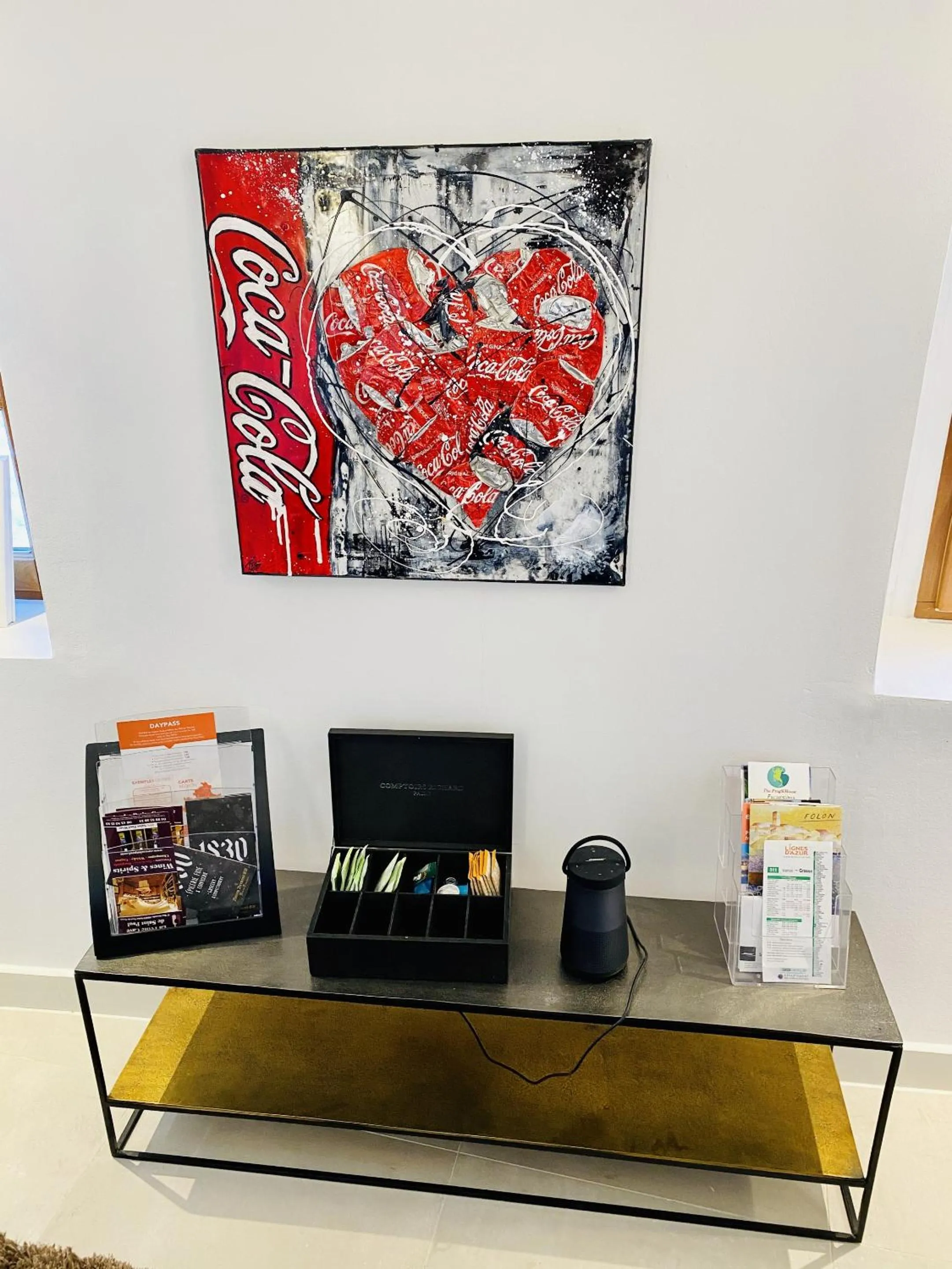 Living room in Hostellerie de la fontaine