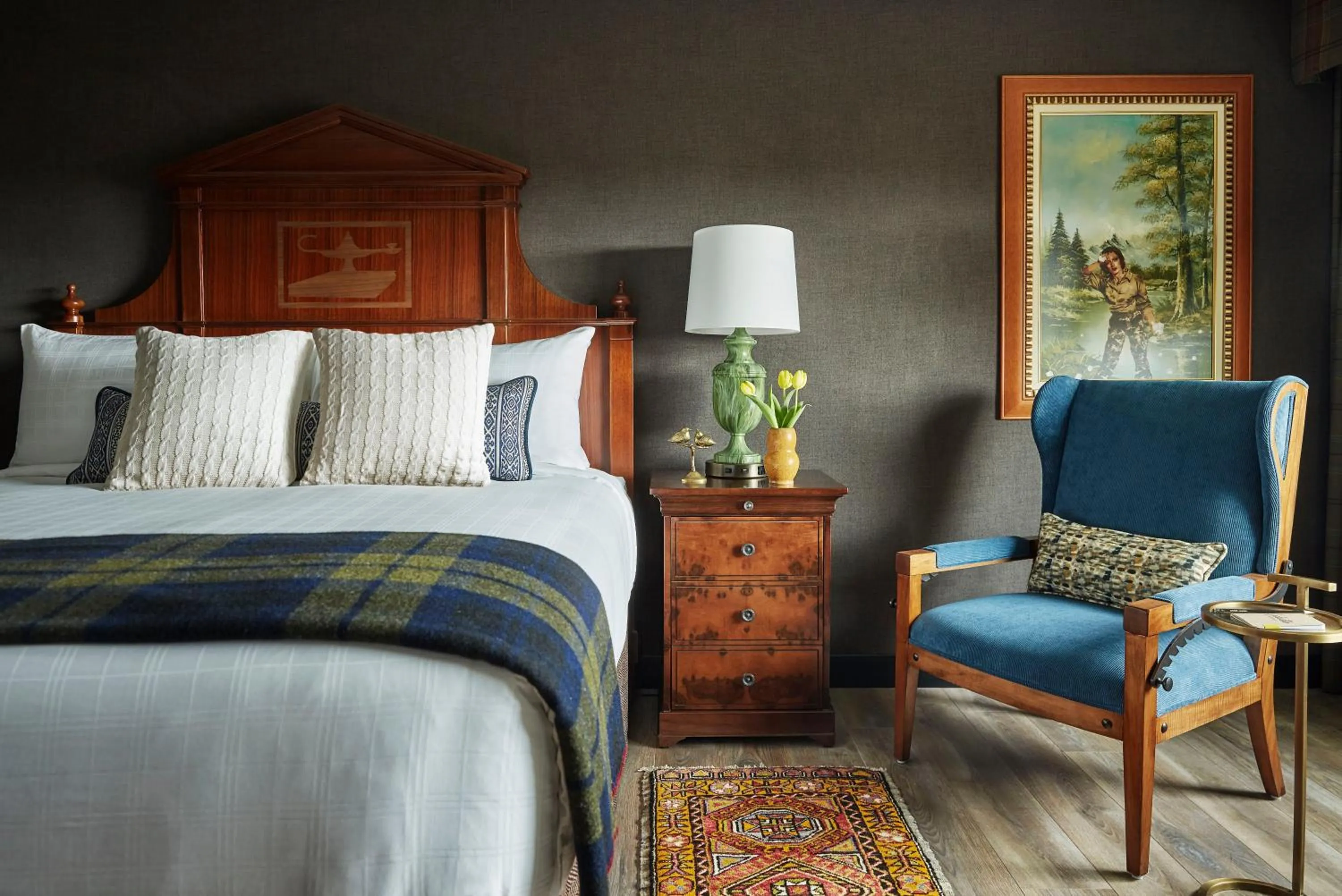 Bedroom, Bed in Graduate by Hilton Ann Arbor