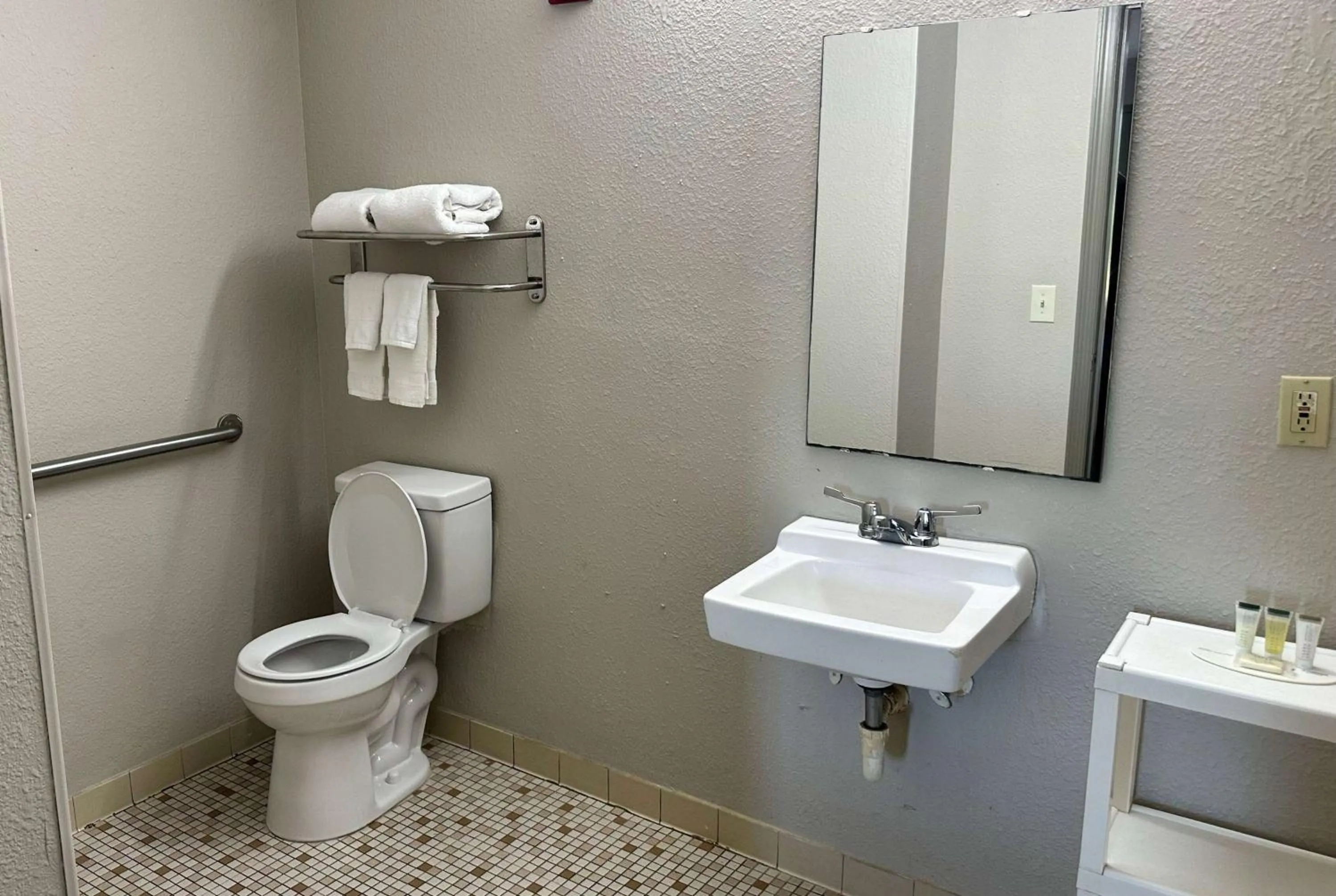 Bathroom in Days Inn by Wyndham Columbia NE Fort Jackson