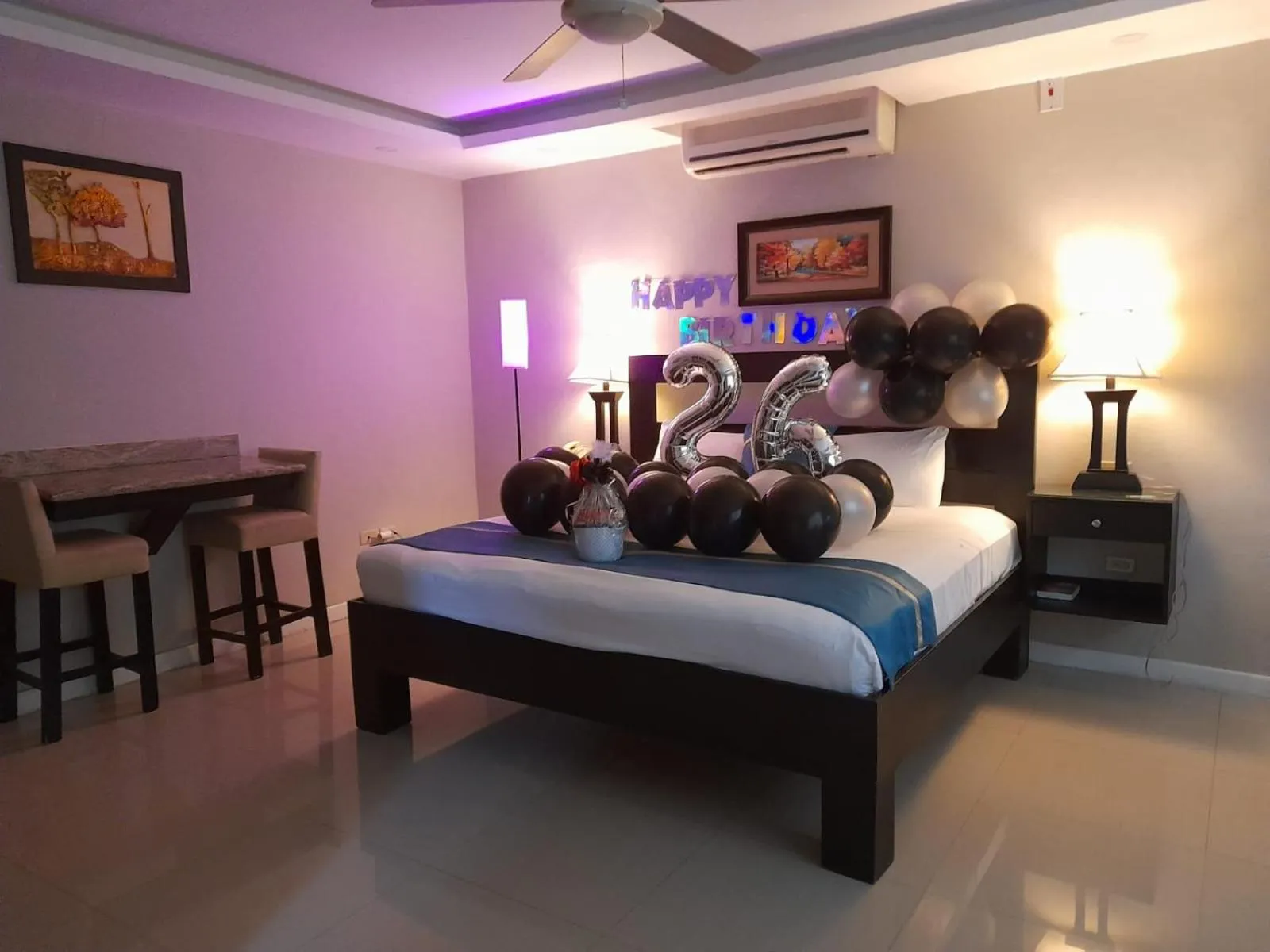 Bed in Christar Villas Hotel