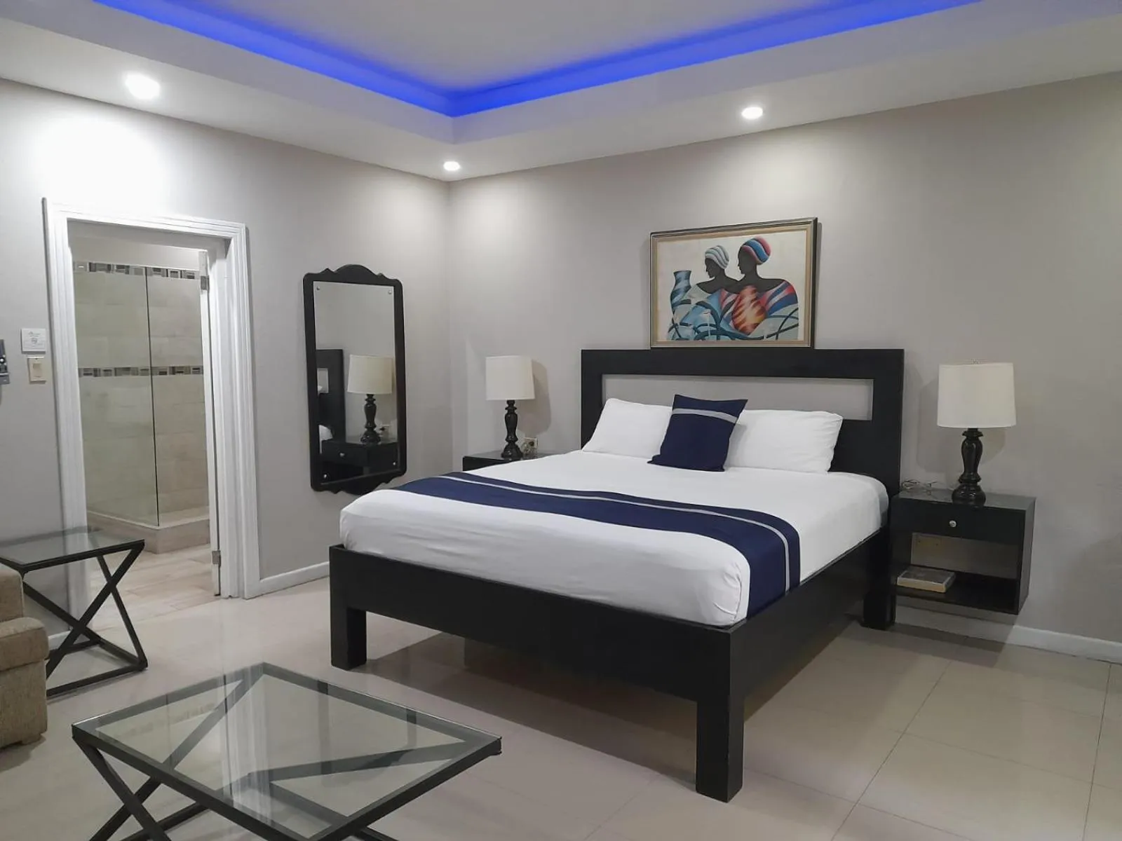 Bed in Christar Villas Hotel