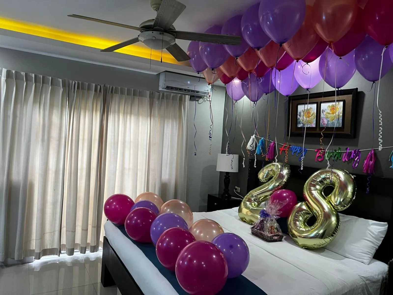 Bed in Christar Villas Hotel